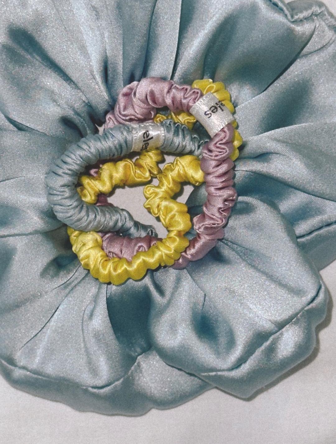 Eles Scrunchies Резинки для волос из шелка Eles — фото 2