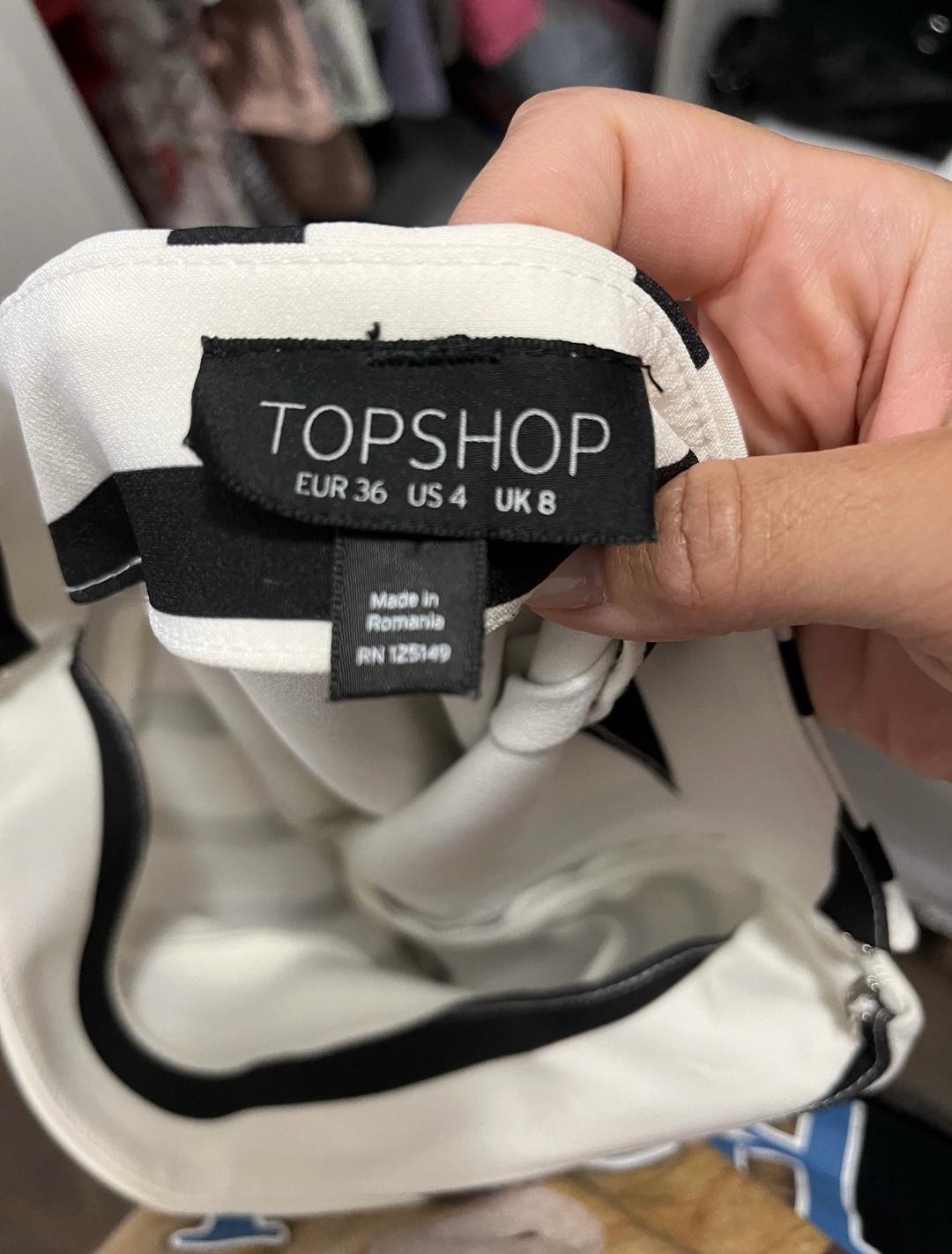 Topshop Юбка в полоску TOPSHOP р. 36 EU — фото 2