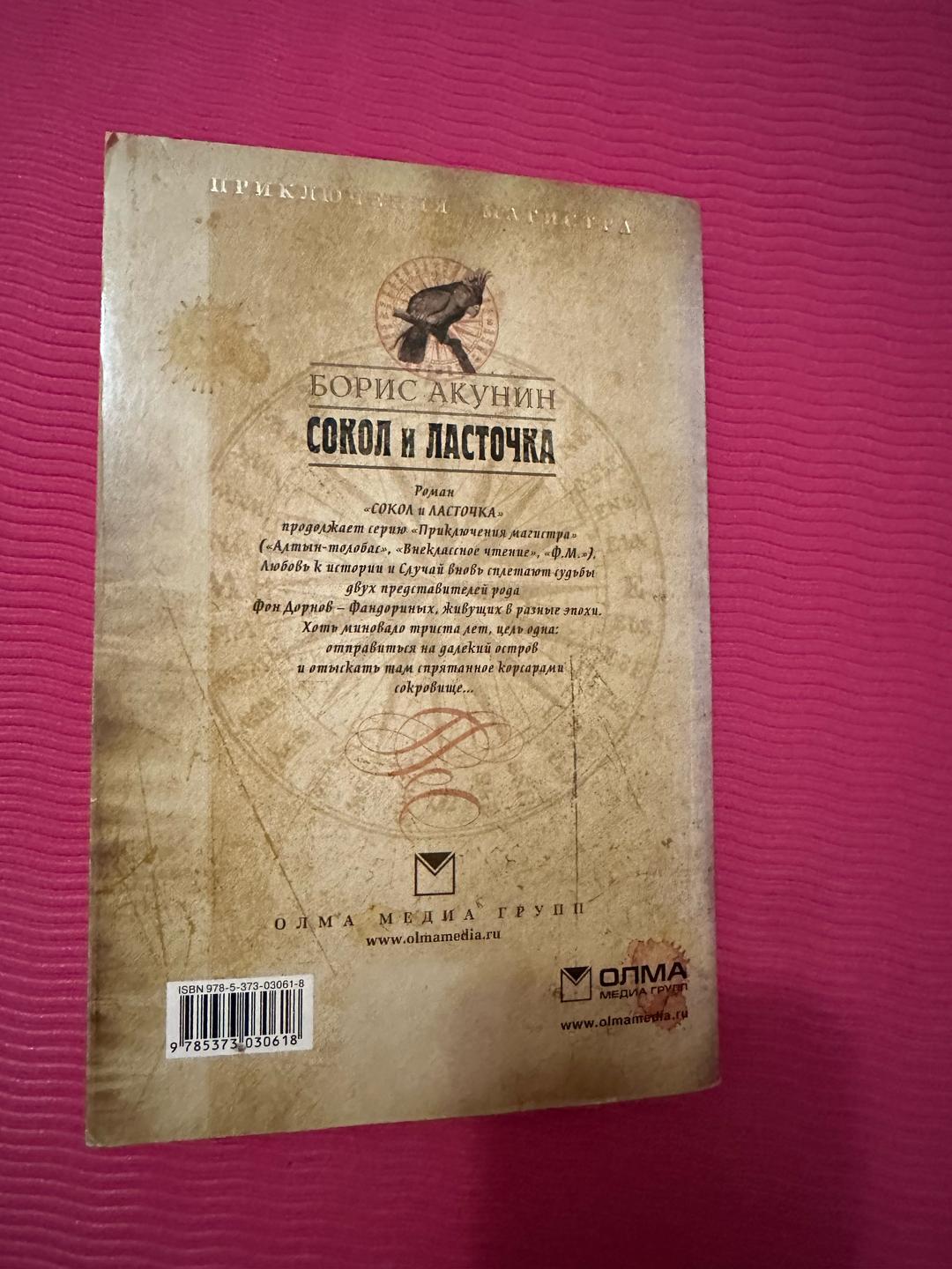 Борис Акунин Сокол и ласточка — фото 2