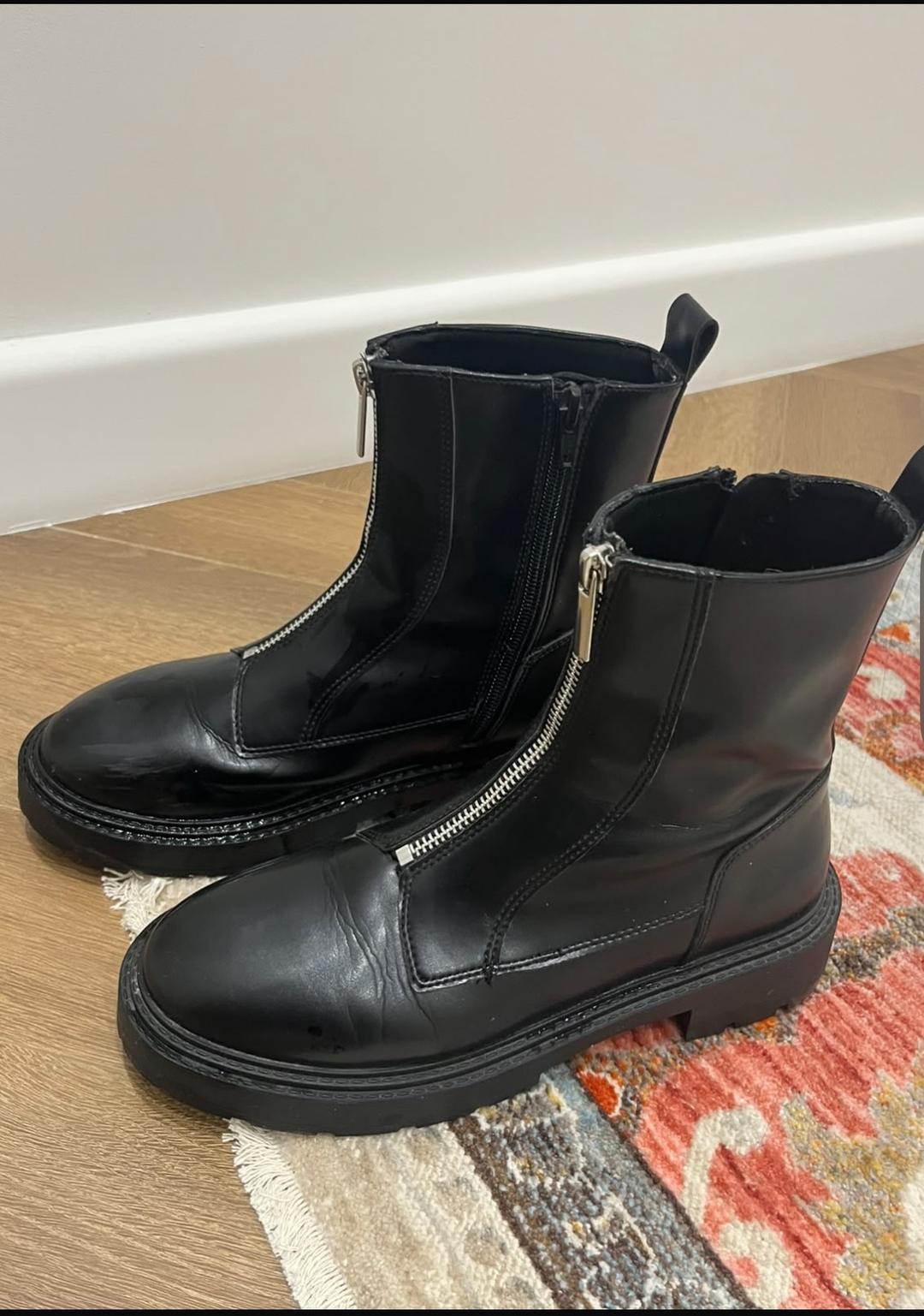 Zara Ботинки на молнии — фото 2