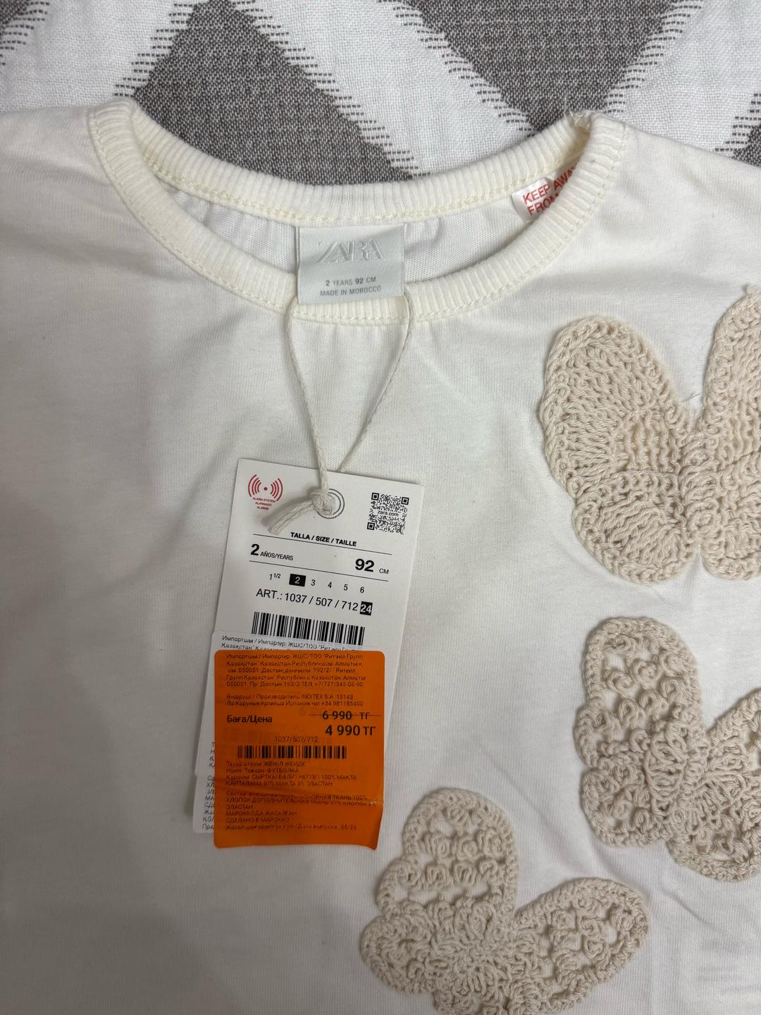 Zara Футболка для девочки Zara — фото 2