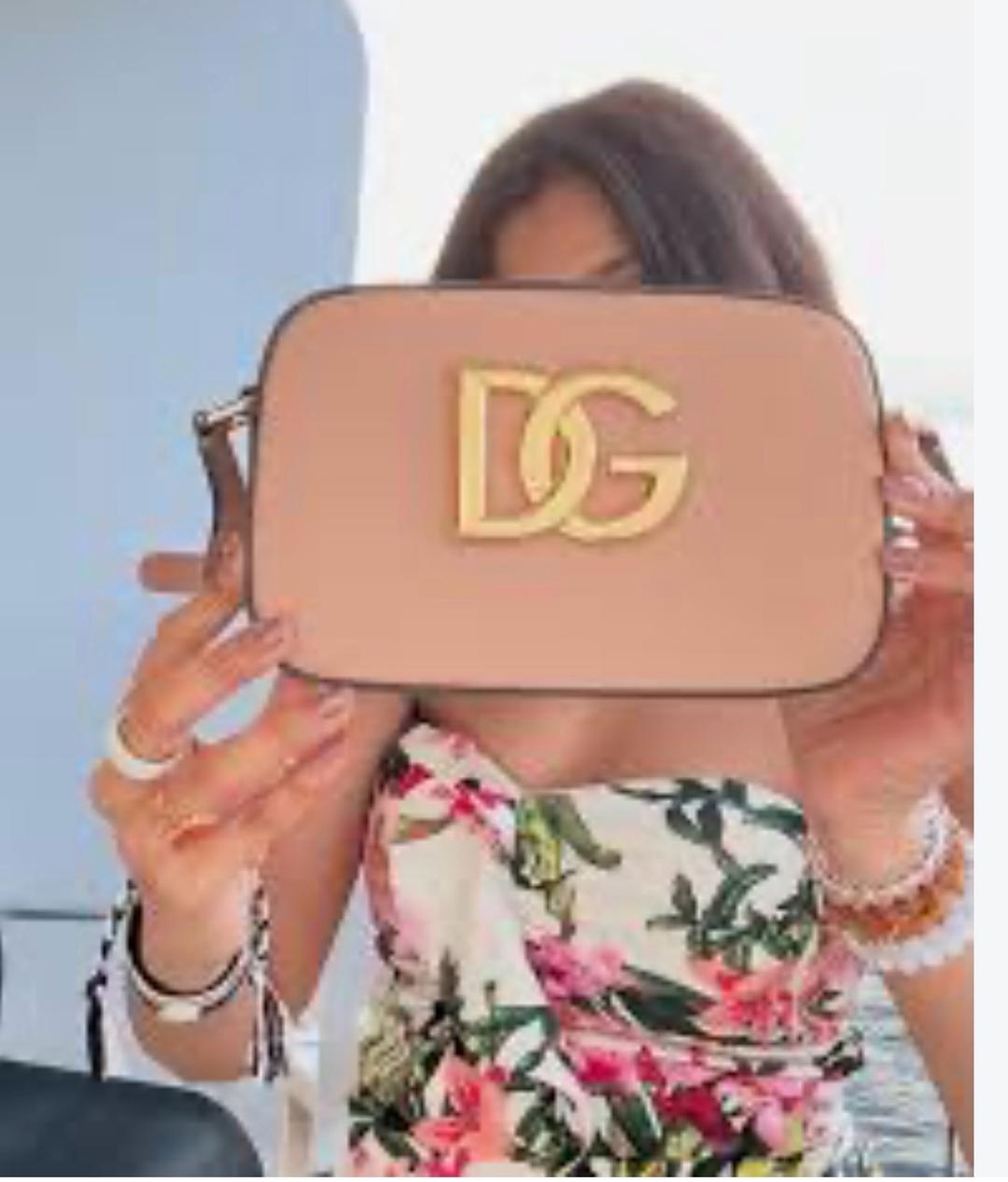 Dolce & Gabbana Сумка Dolce & Gabbana розовая кожаная сумка кросс-боди модели 3.5 Small — фото 2