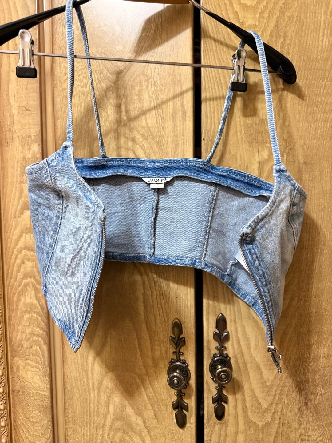 Monki Джинсовый топ Monki — фото 2