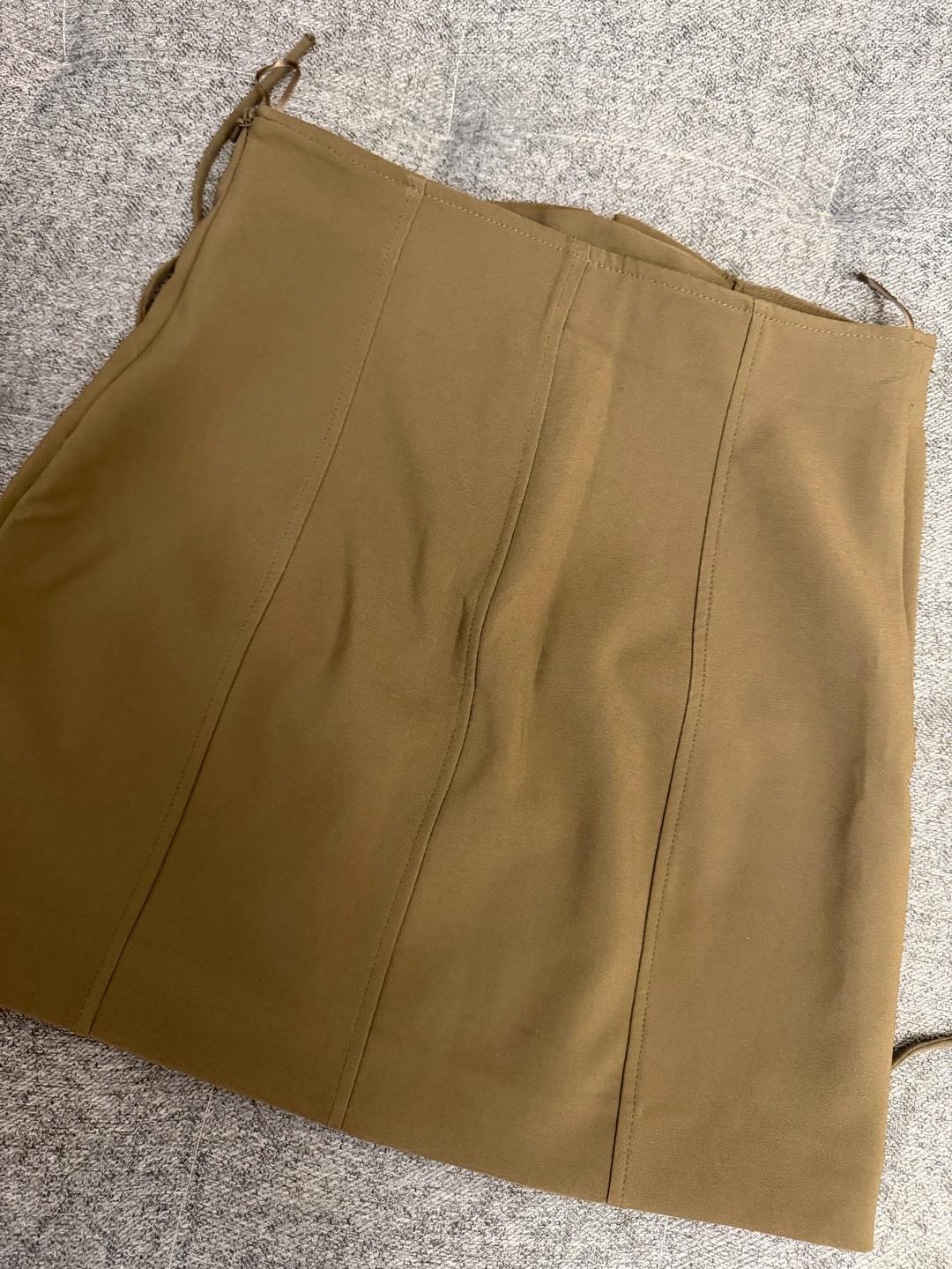 Zara Мини-юбка со шнуровкой — фото 2
