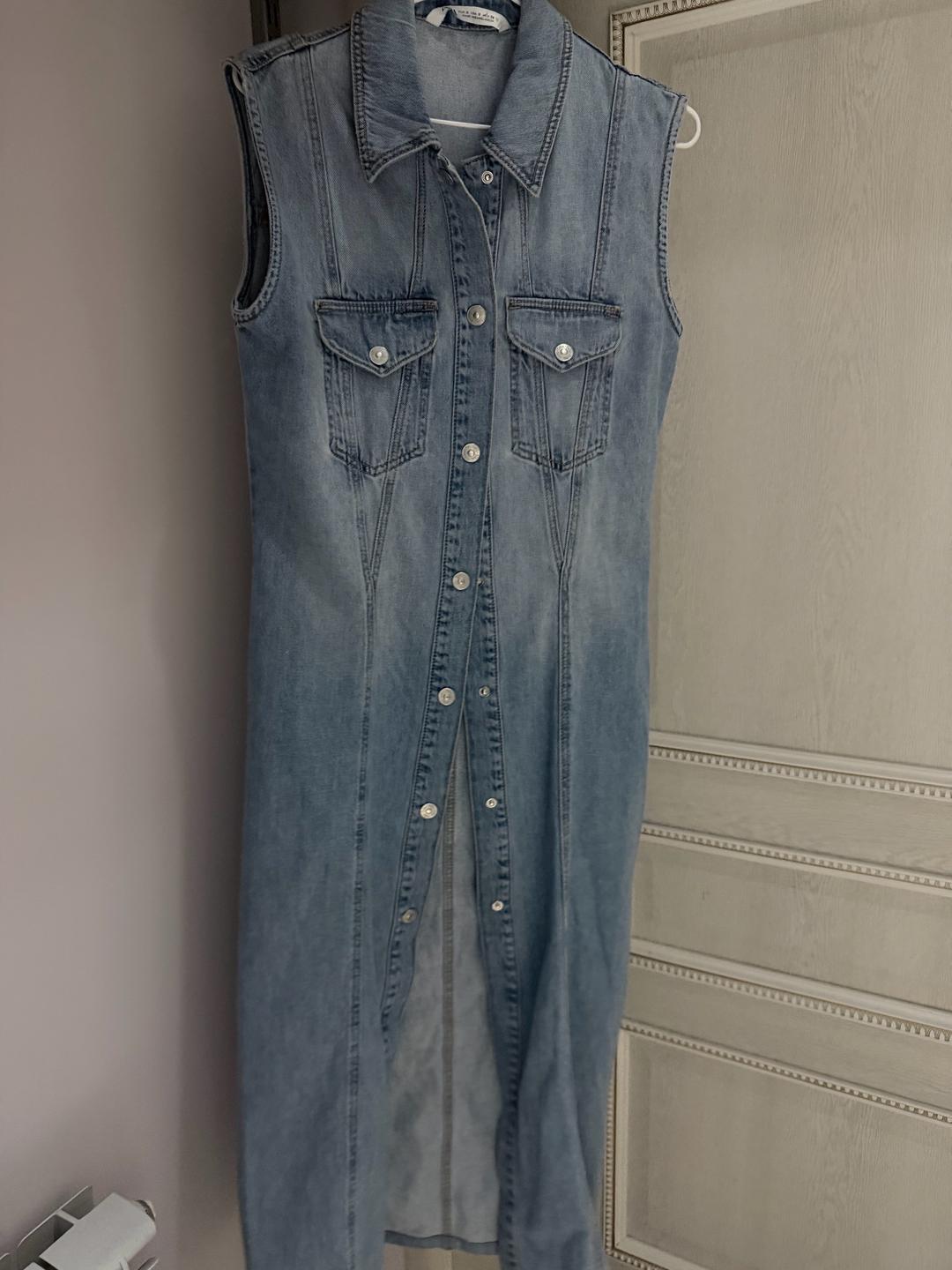 Zara Джинсовое платье — фото 2