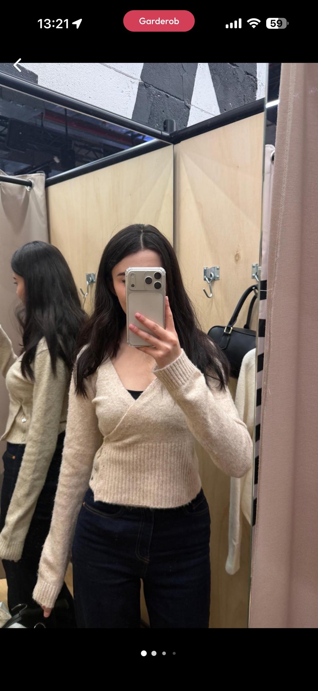 Bershka Кардиган Bershka на запах — фото 2