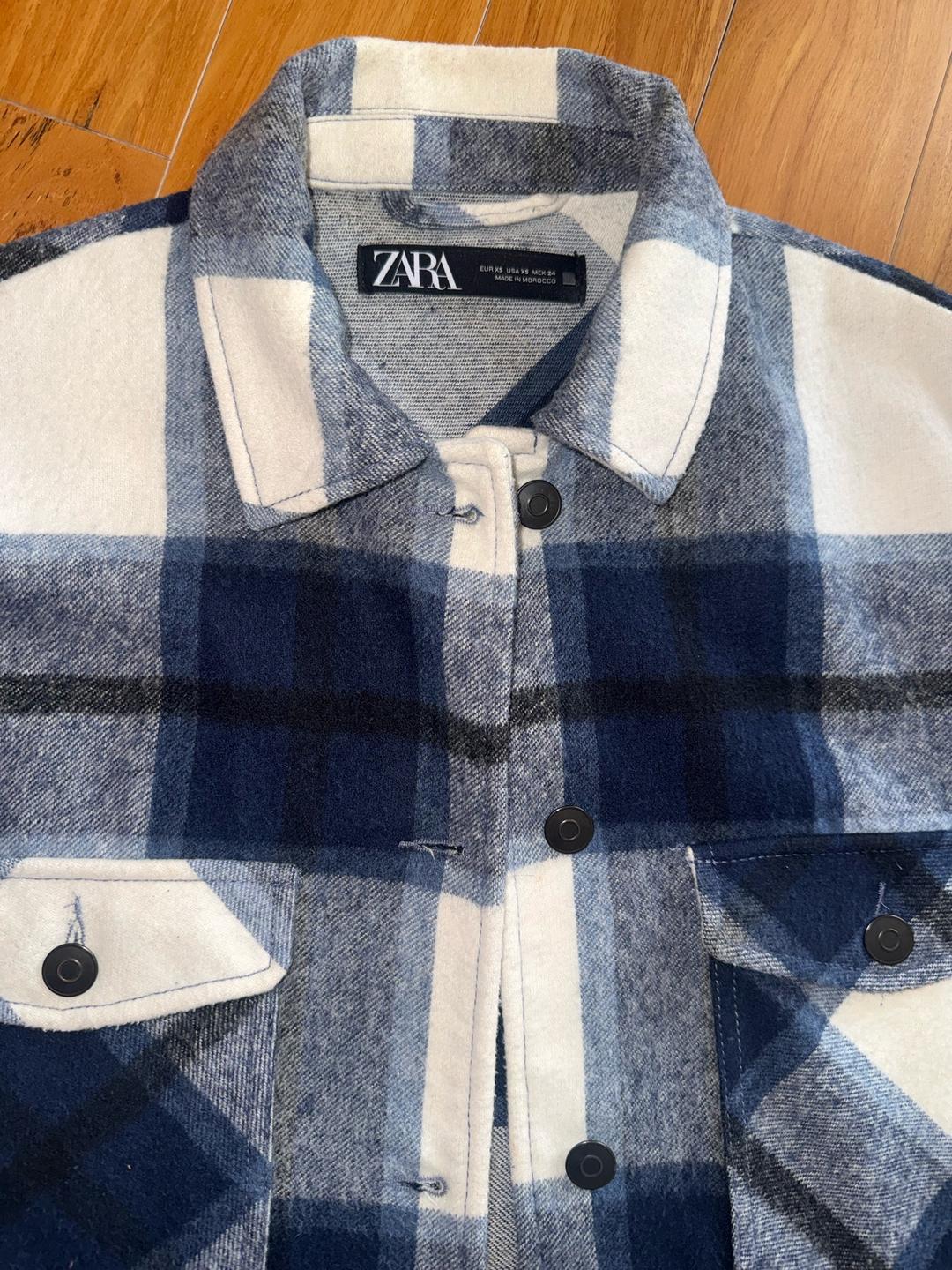 Zara Куртка-рубашка ZARA в клетку — фото 2