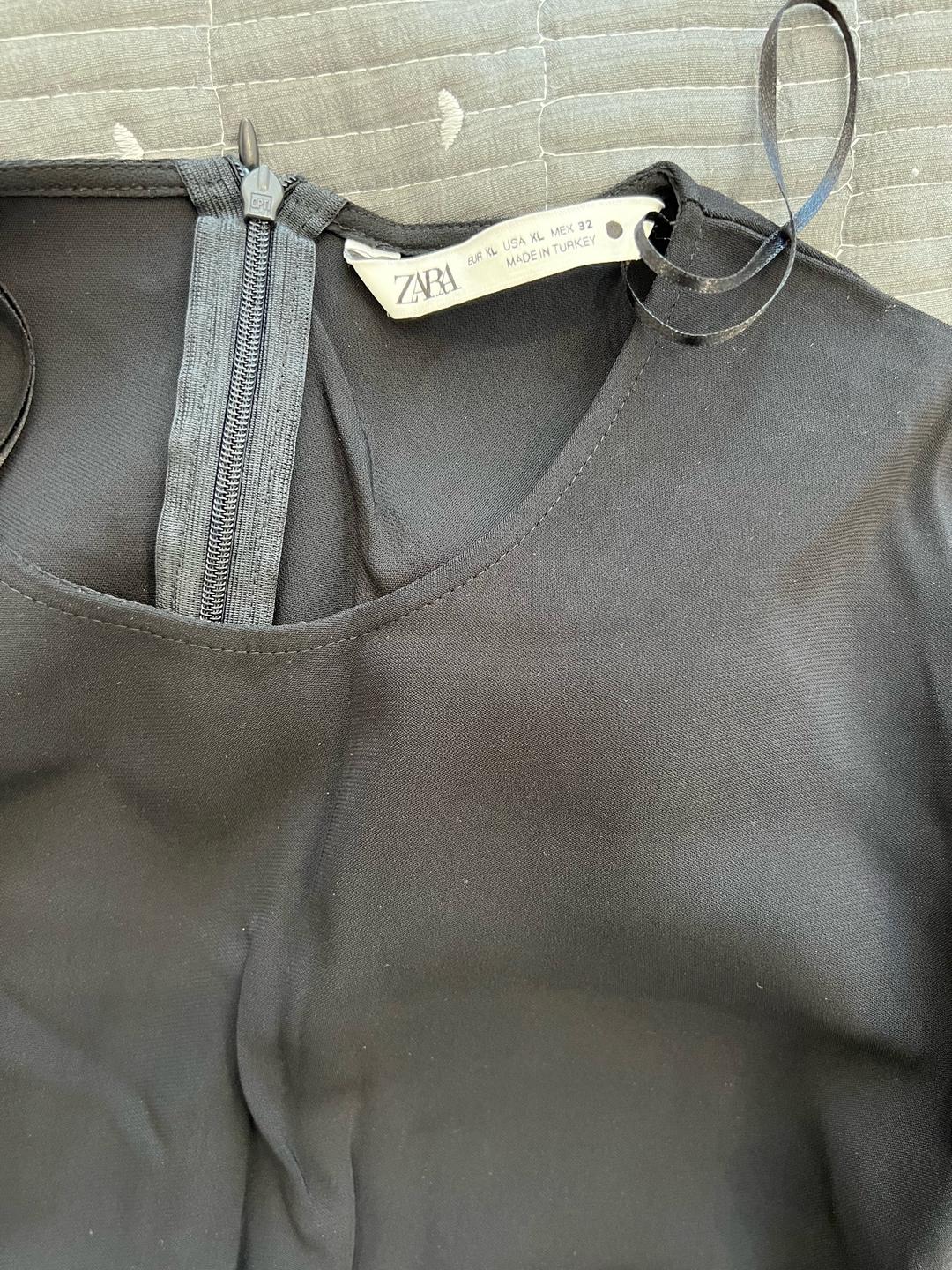Zara Платье черная база — фото 2