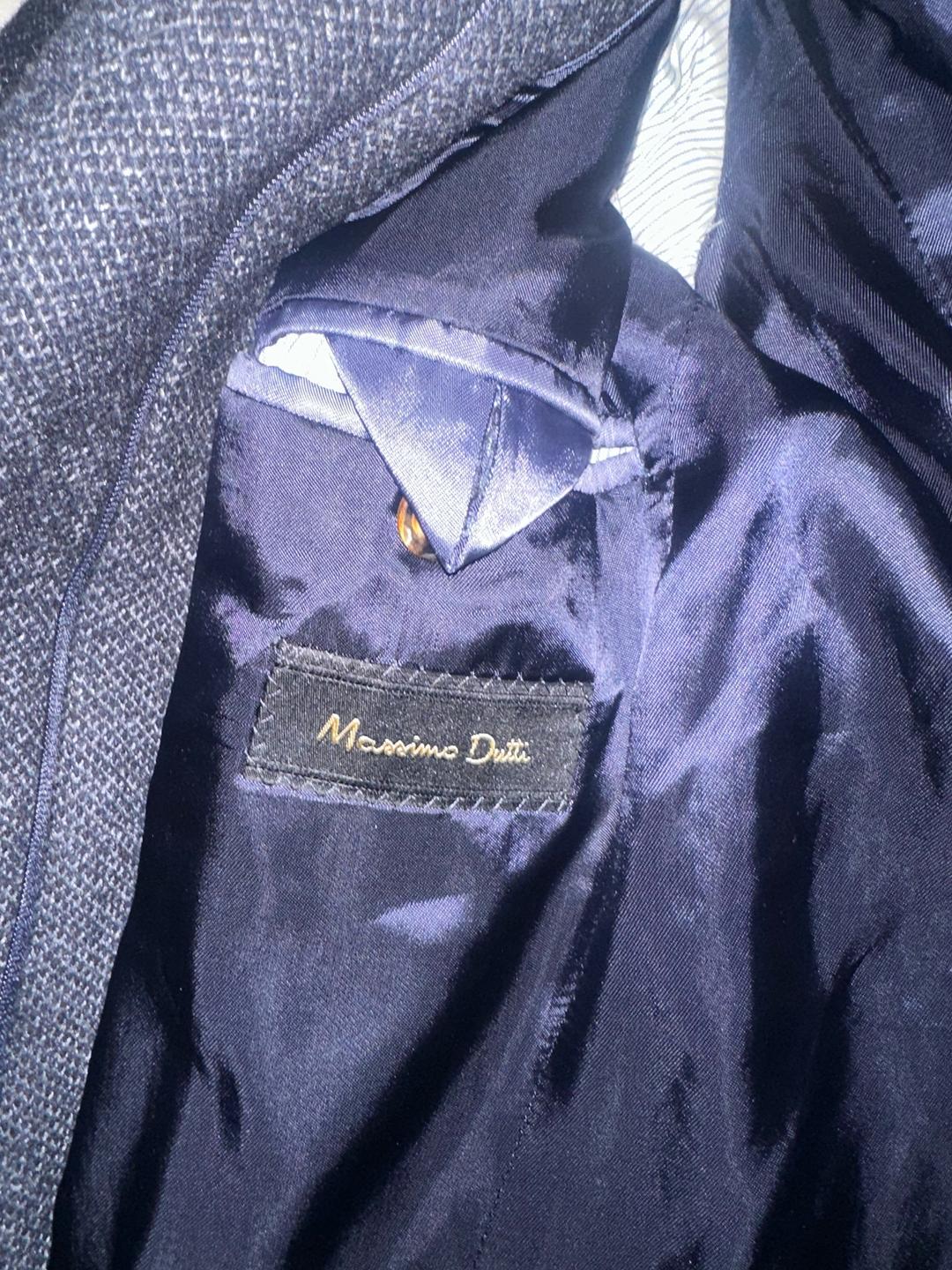 Massimo Dutti Пальто мужское темно серое массимо дутти. — фото 2