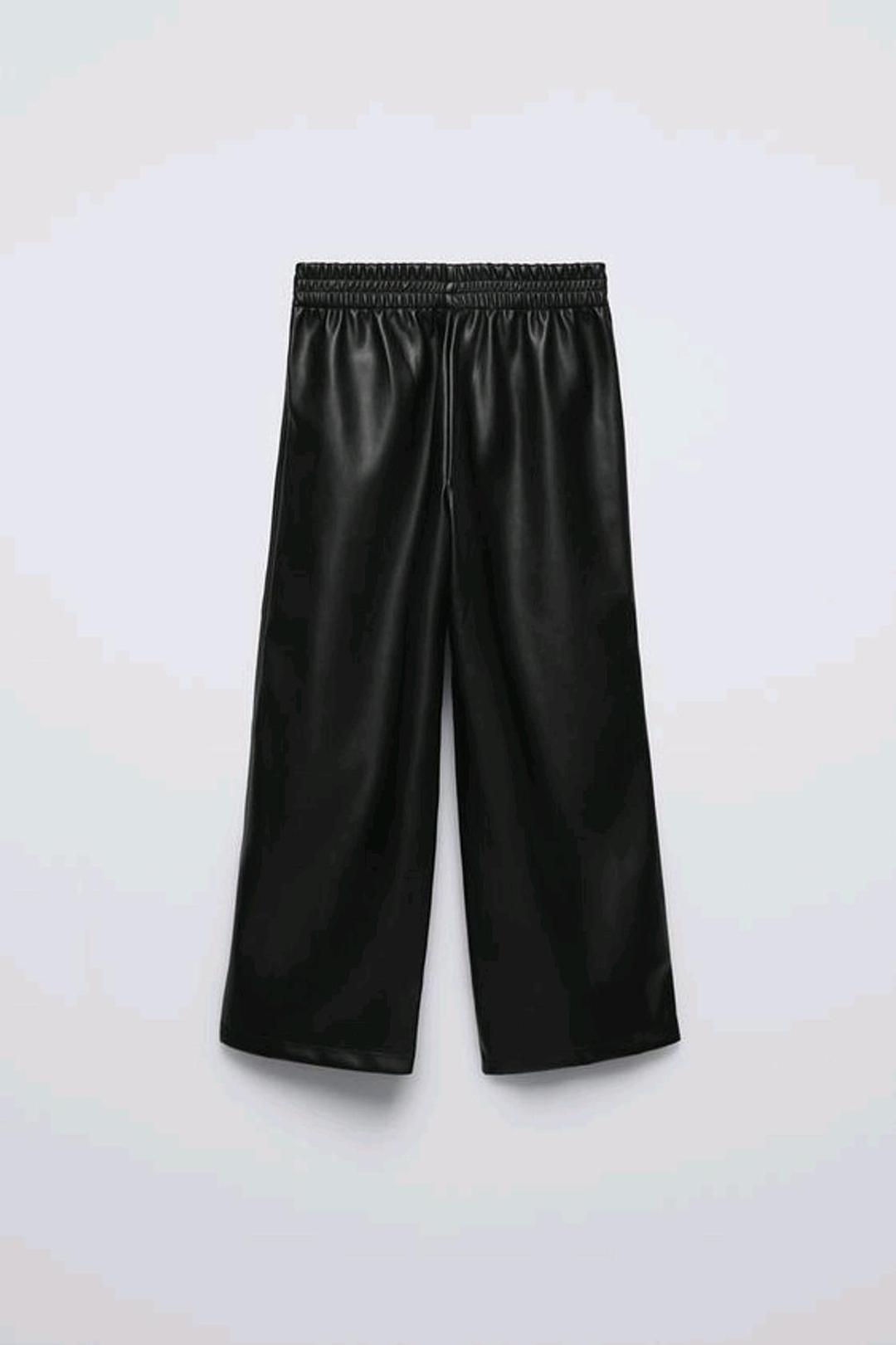Zara Кожаные штаны Zara — фото 2