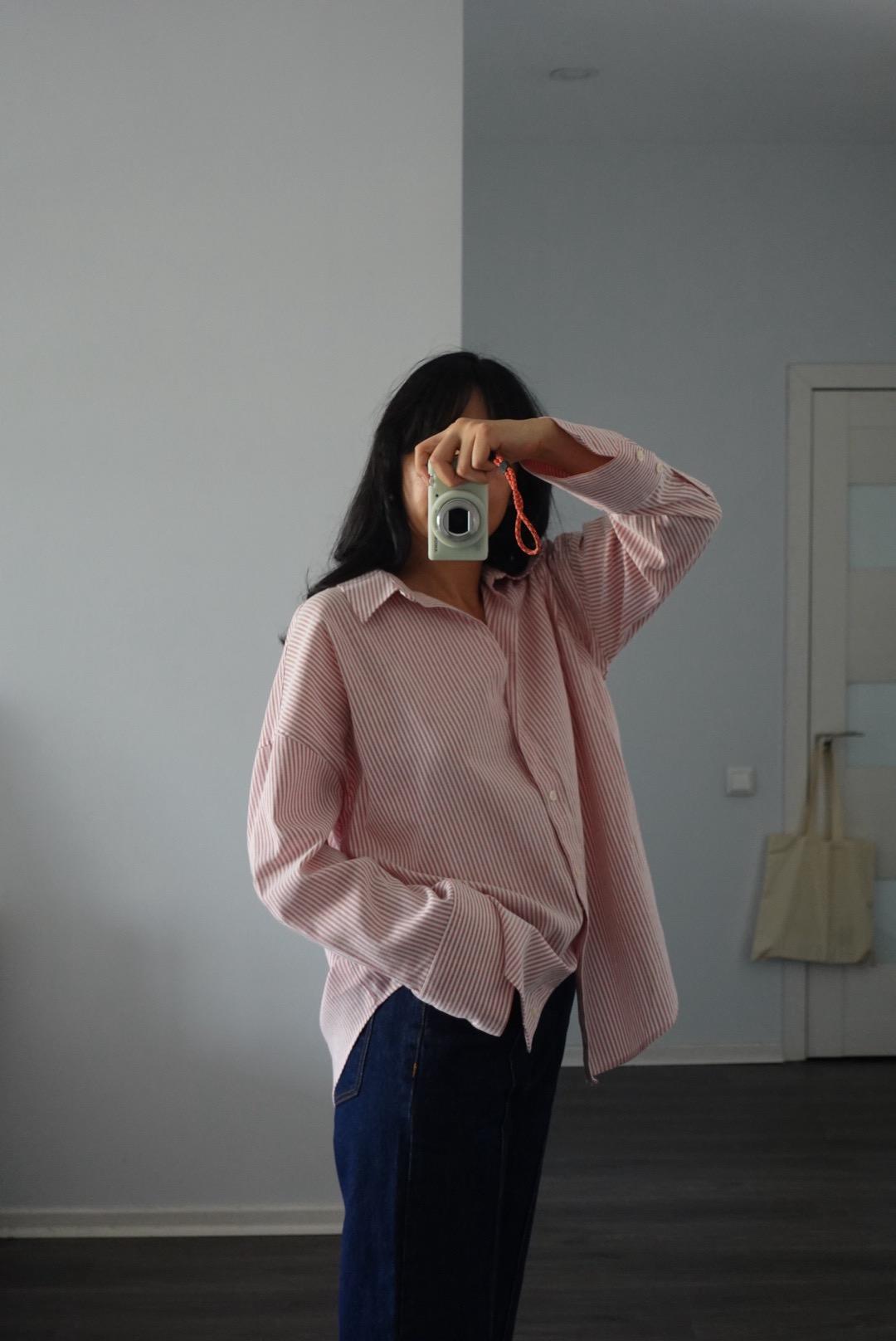 Zara Рубашка в полоску — фото 2