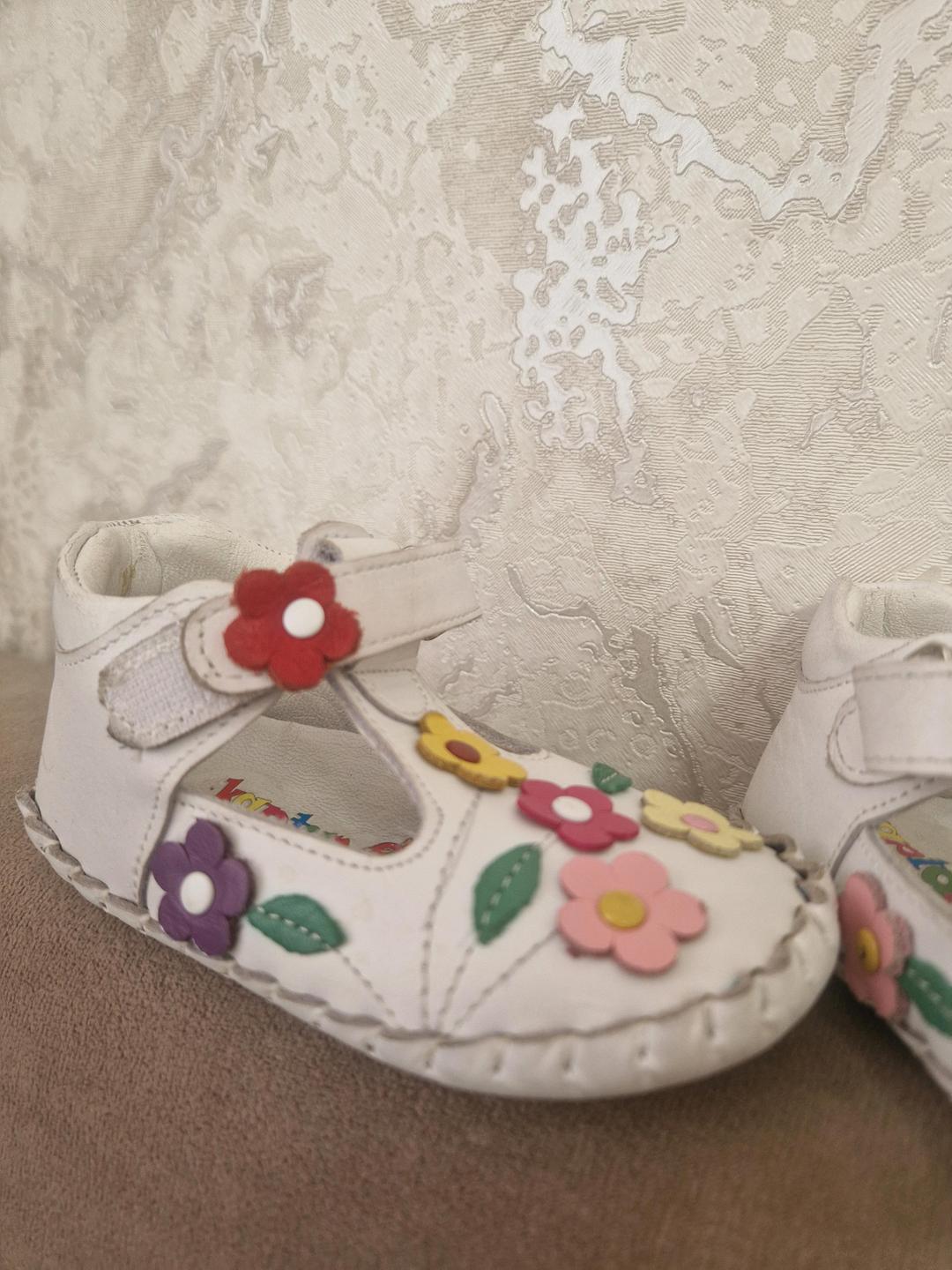 Нет бренда Кожаная обувь на девочку 21 р — фото 2