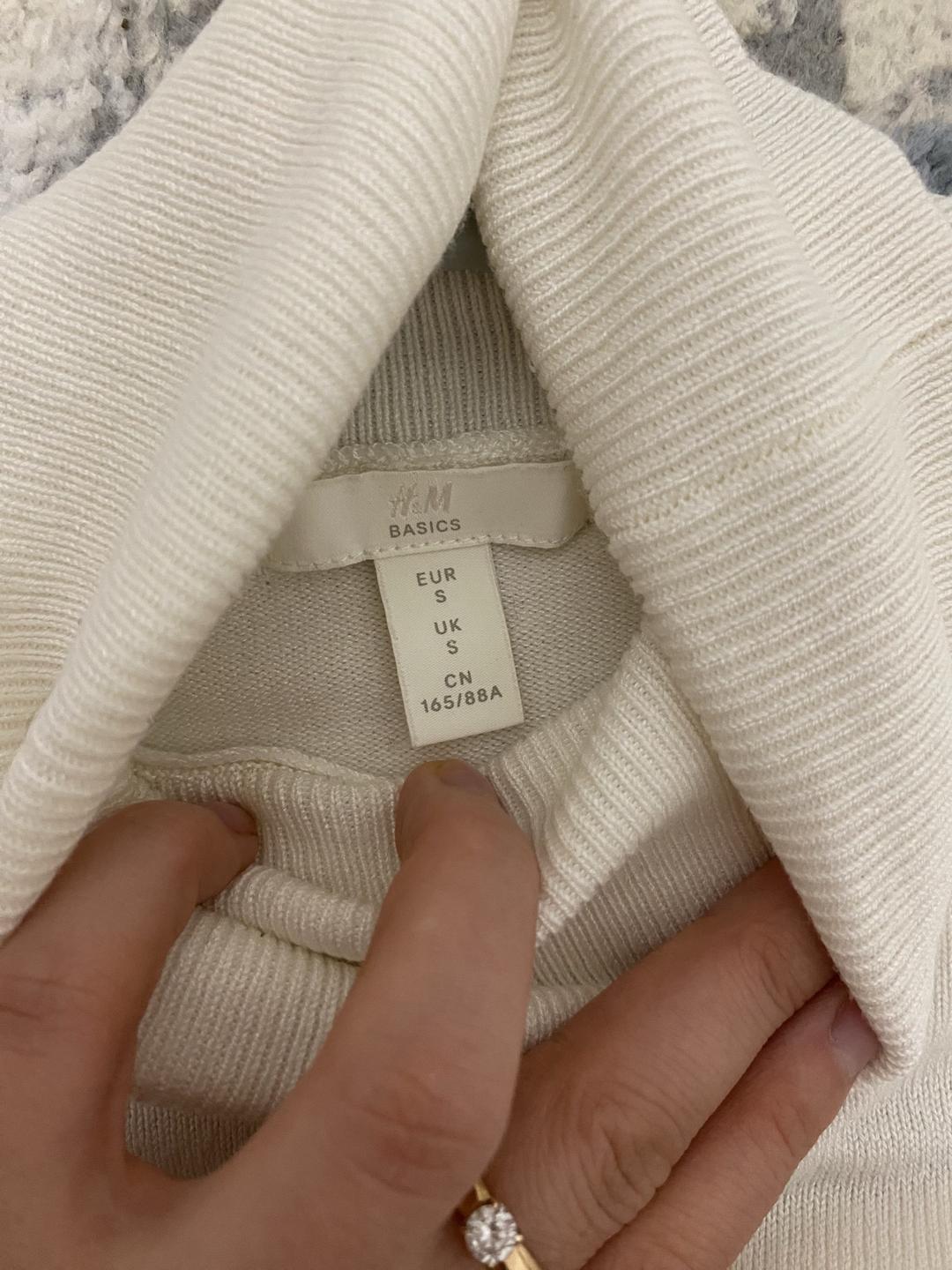 H&M Белая водолазка H&M — фото 2