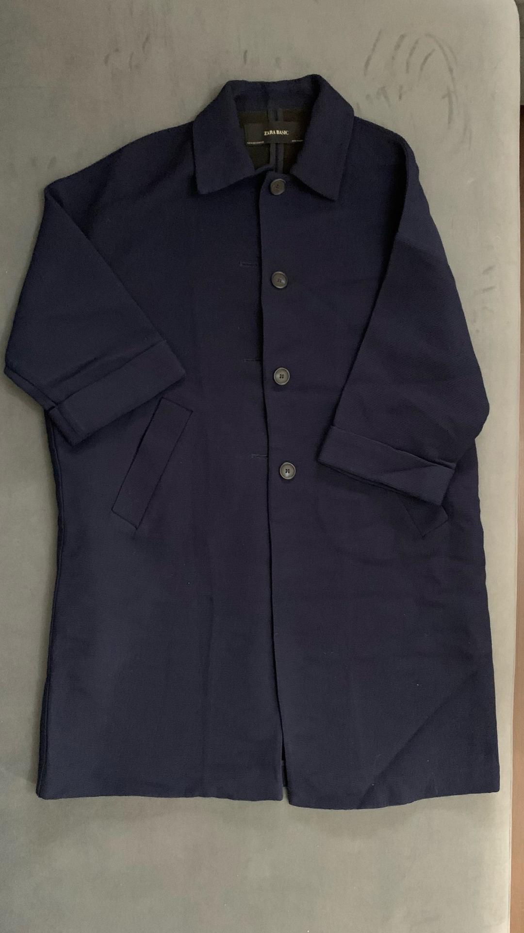 Zara Пальто женское Zara basic вискоза весна-осень — фото 2