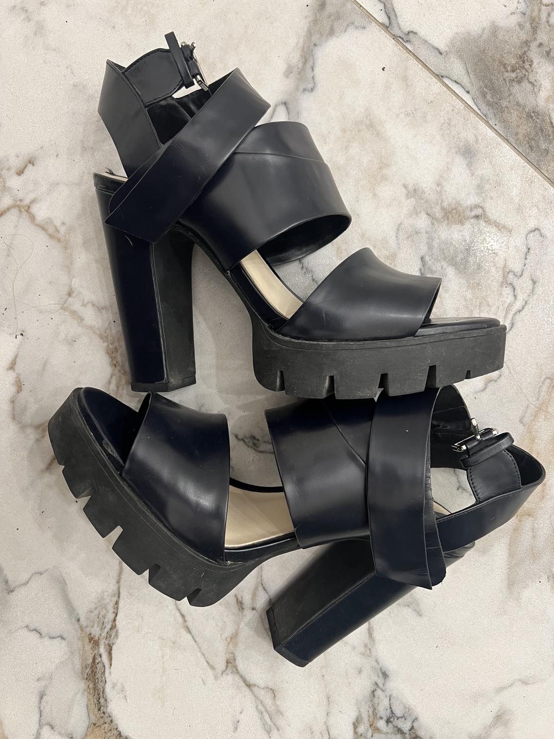 Zara Zara Women темно синие туфли  — фото 2