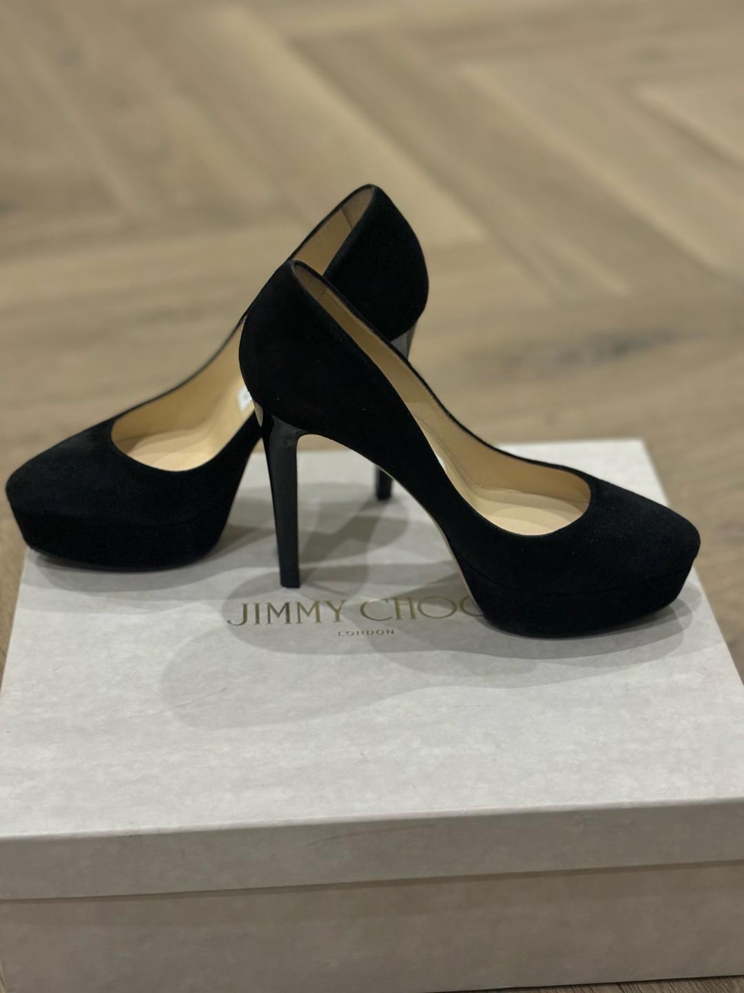 Jimmy Choo Туфли Jimmy Choo 35 замша черные — фото 2