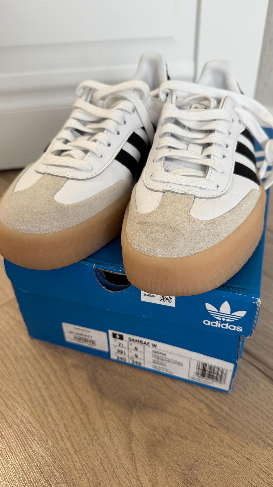 Adidas Adidas Samba белые Новые оригинал — фото 2