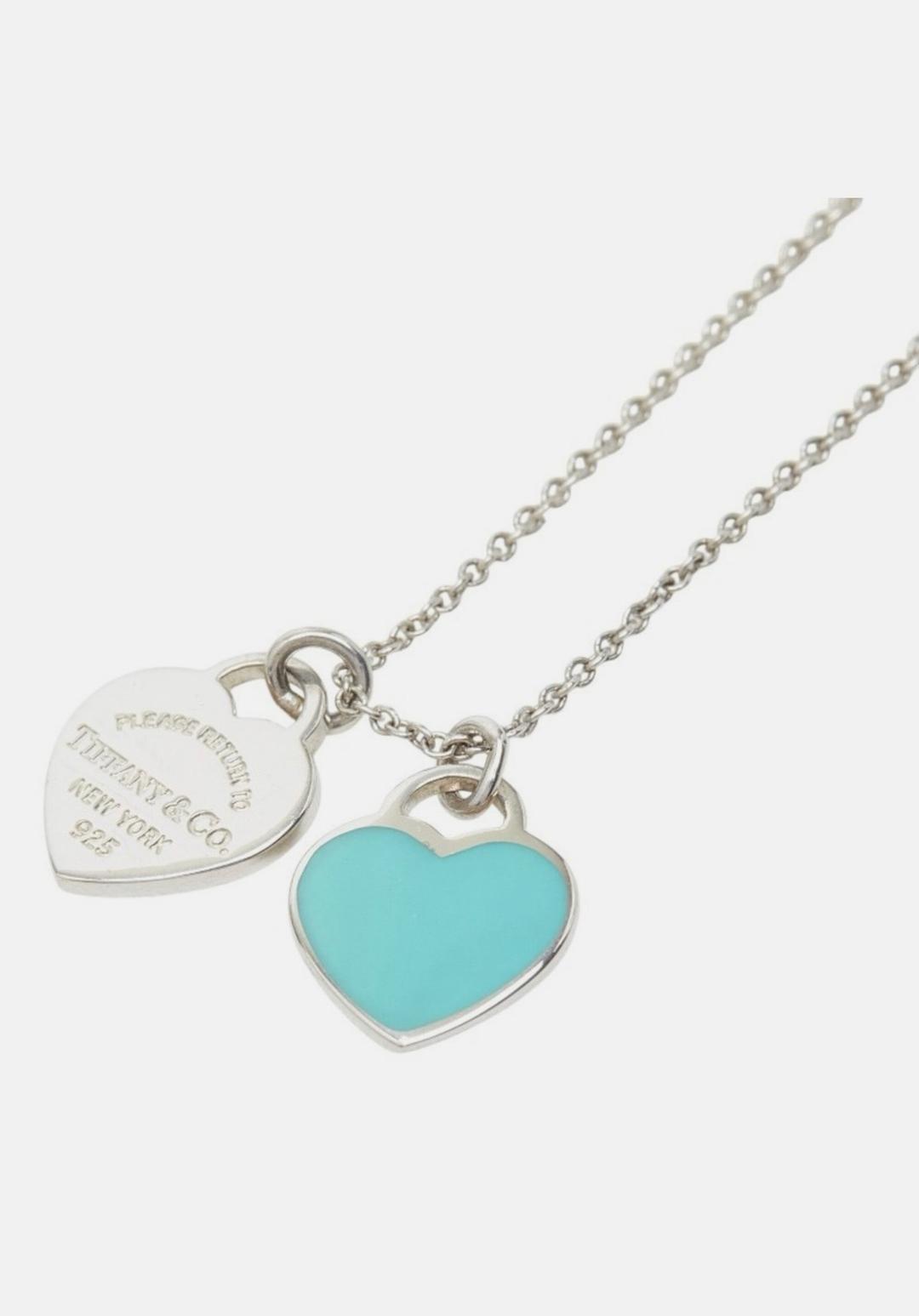 Tiffany & Co. Цепочка с подвесками-сердцами — фото 2
