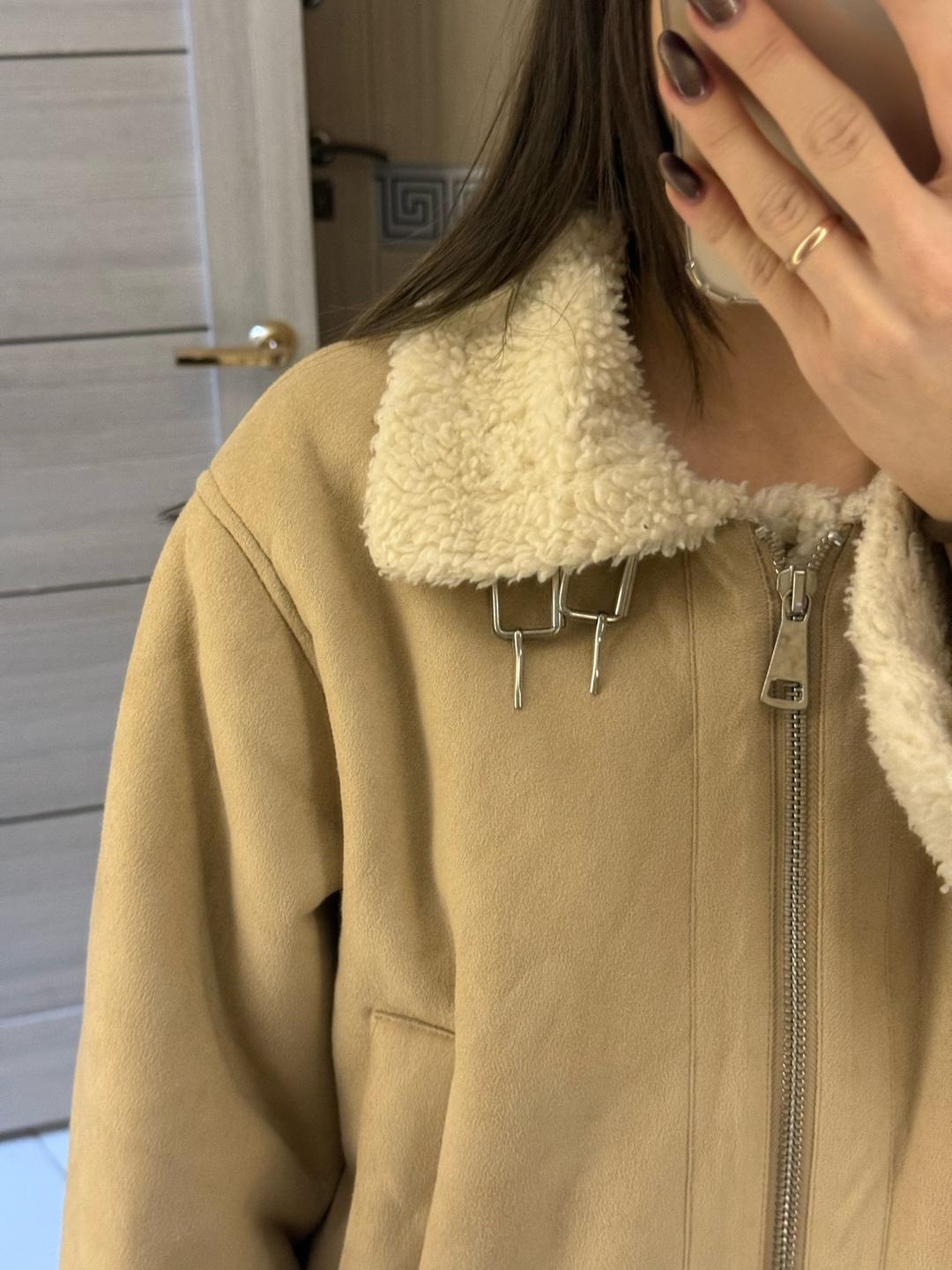 Pull & Bear Дубленка укороченная Pull&Bear — фото 2