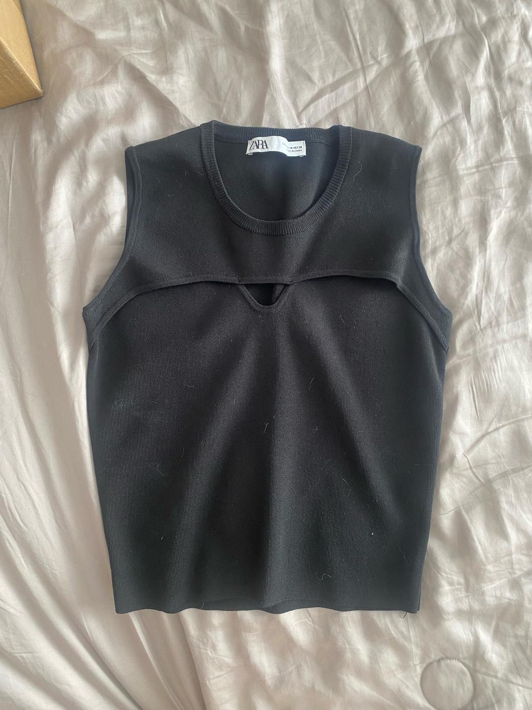 Zara Топ с вырезом ZARA — фото 2