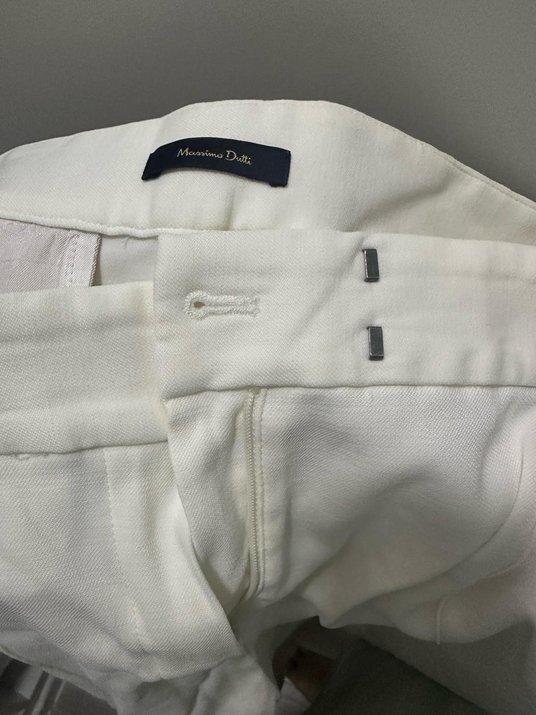 Massimo Dutti Брюки белые Massimo Dutti — фото 2