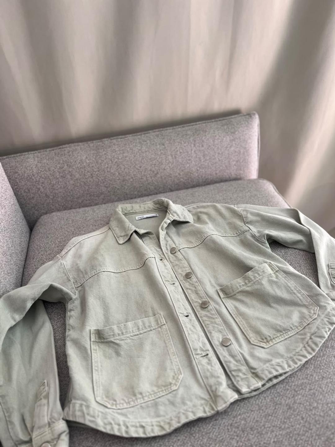 Zara Джинсовый пиджак  ZARA — фото 2