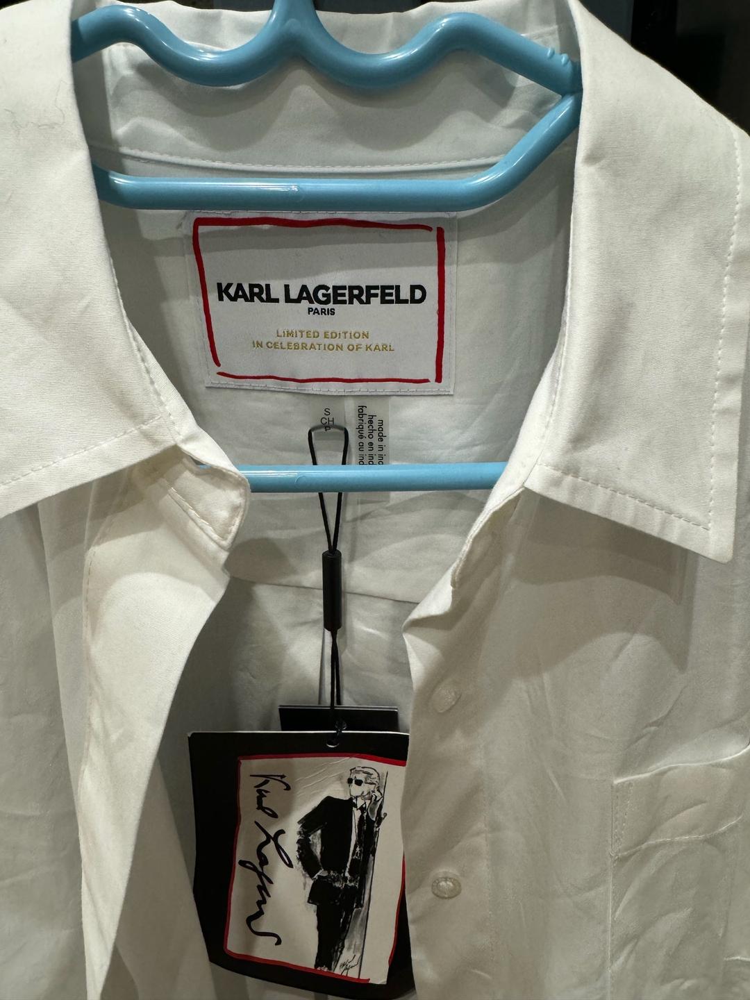 Karl Lagerfeld Рубашка белая Karl lagerfeld — фото 2