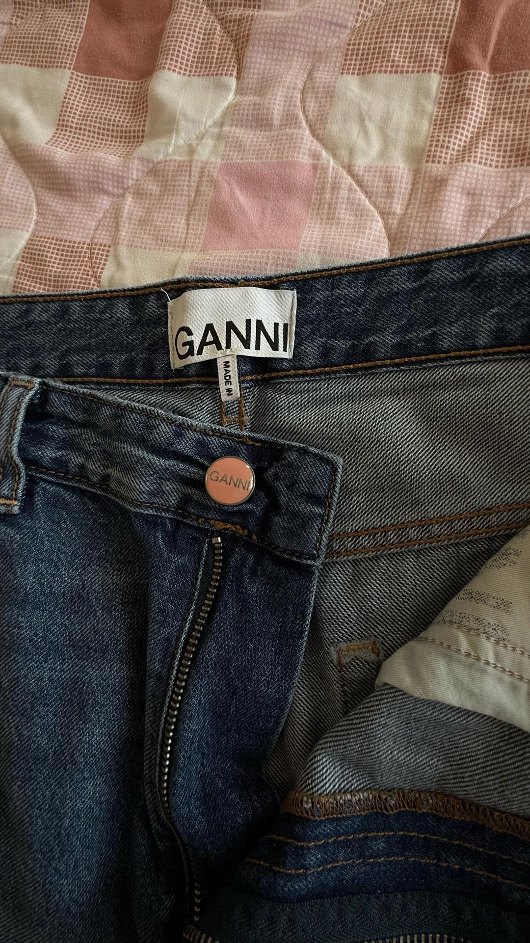 Ganni GANNI широкие джинсы — фото 2