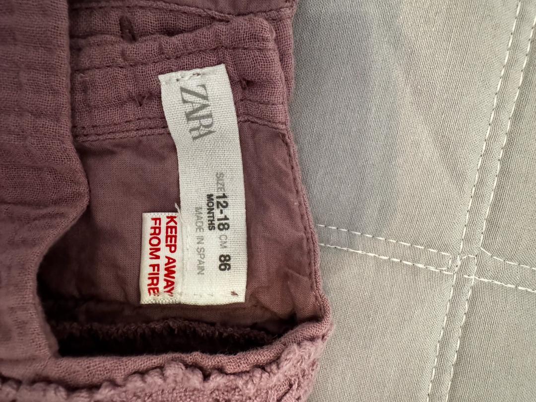 Zara Платье из плотного муслина — фото 2