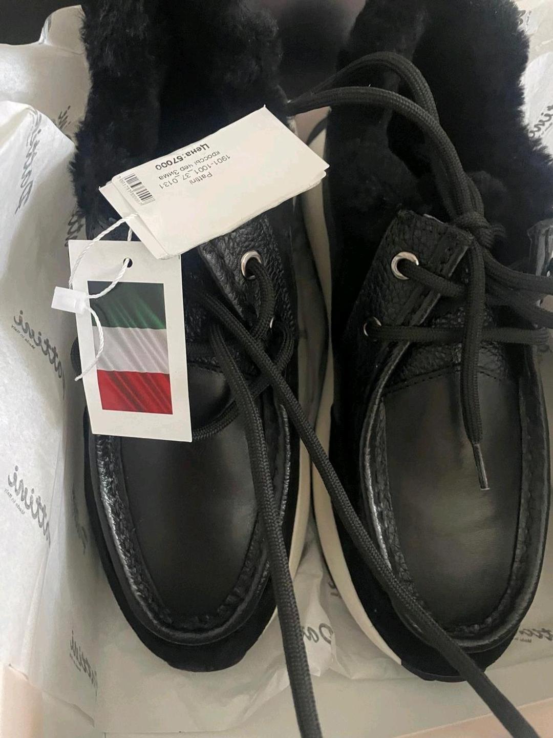 0039 Italy Кроссовки зима натуральная кожа — фото 2