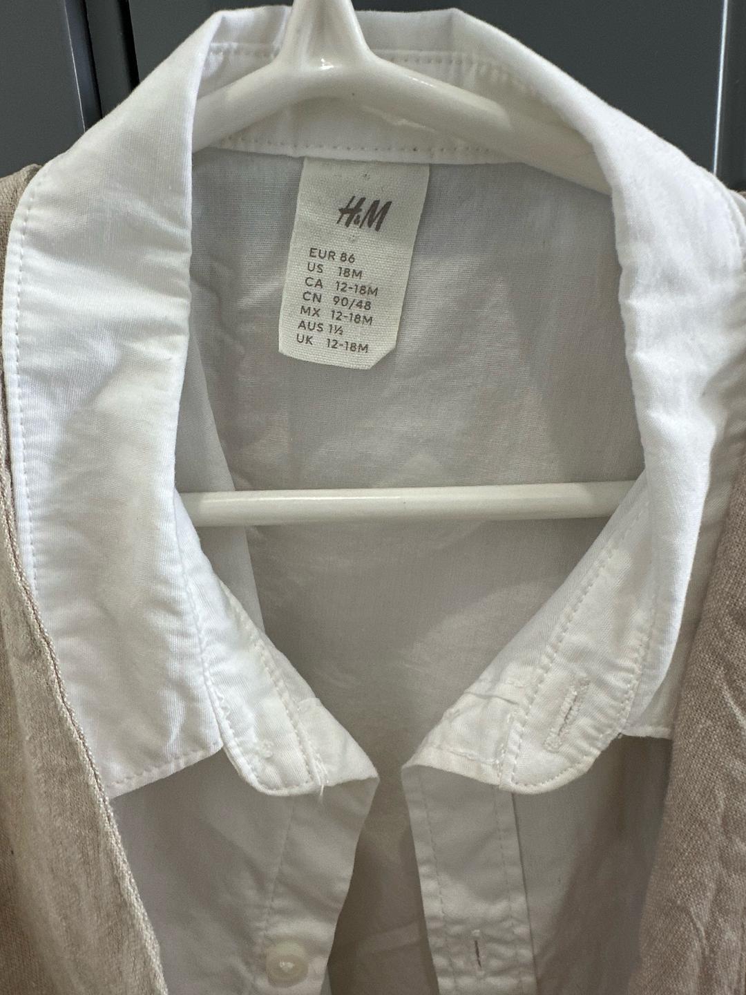 H&M H&M комплект: жилетка и рубашка — фото 2