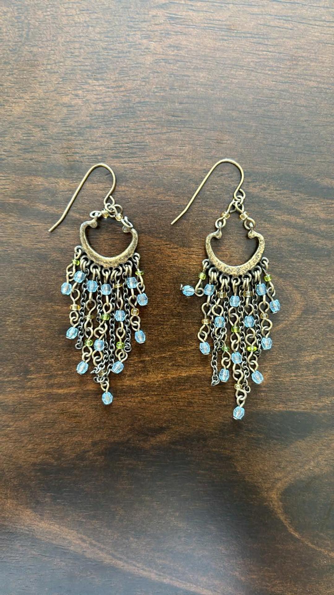 Avon Винтажные серьги-люстры Avon в восточном стиле — фото 2