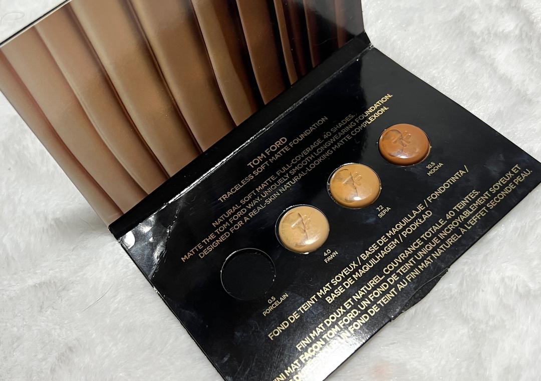 Tom Ford Tom Ford тональная основа пробники Traceless Soft Matte Foundation 3 цвета — фото 2