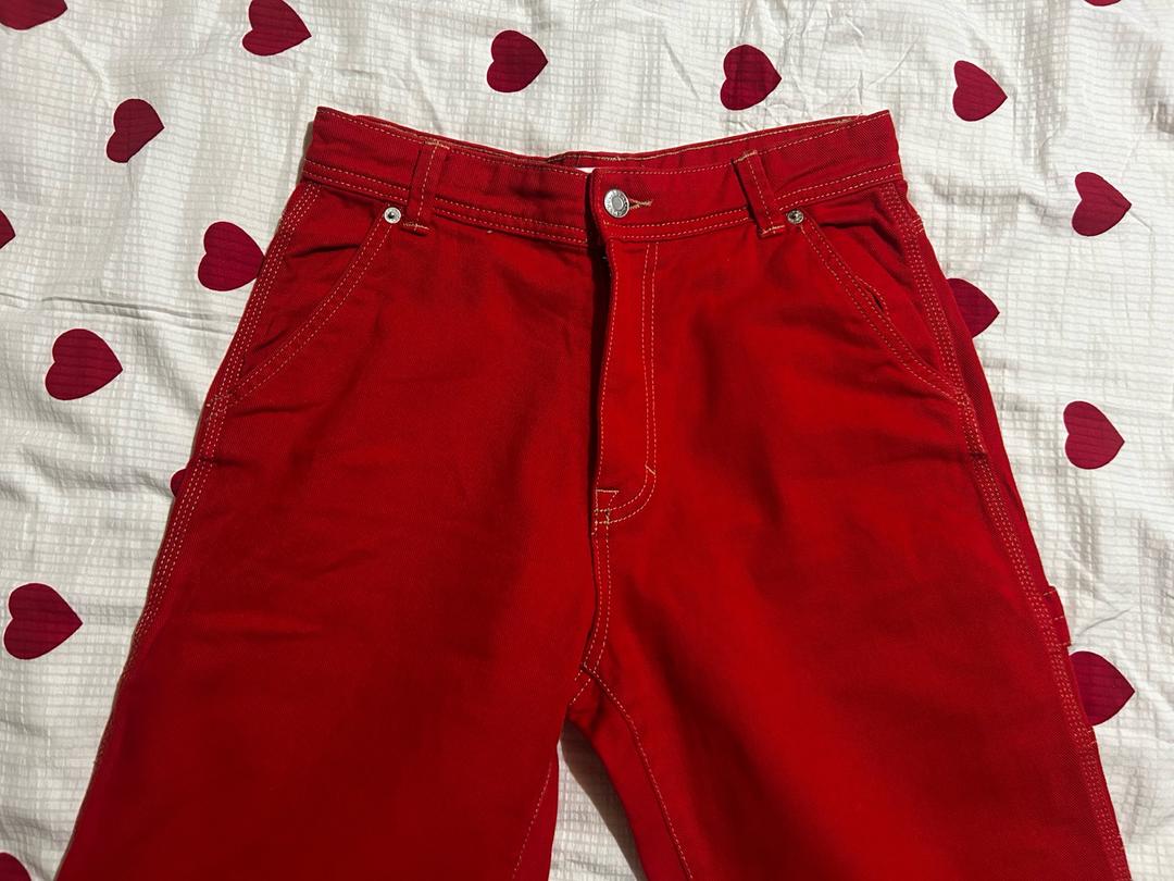 Pull & Bear Красные джинсы Pull&bear — фото 2