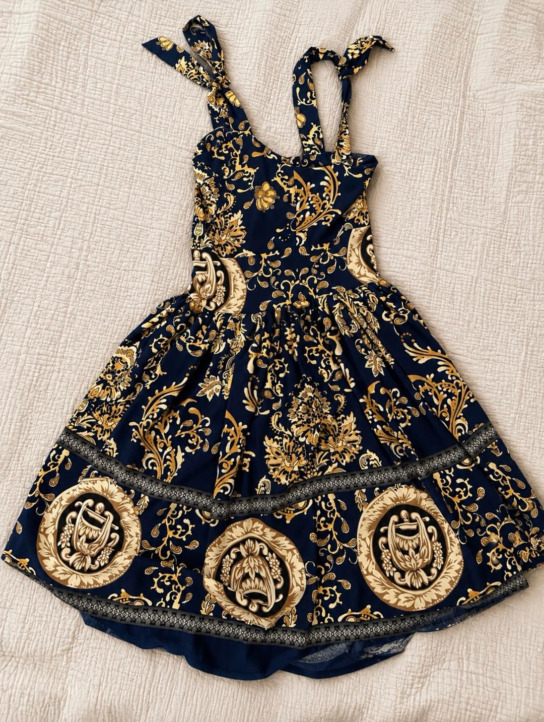 Нет бренда Летнее платье в стиле Dolce&Gabbana — фото 2
