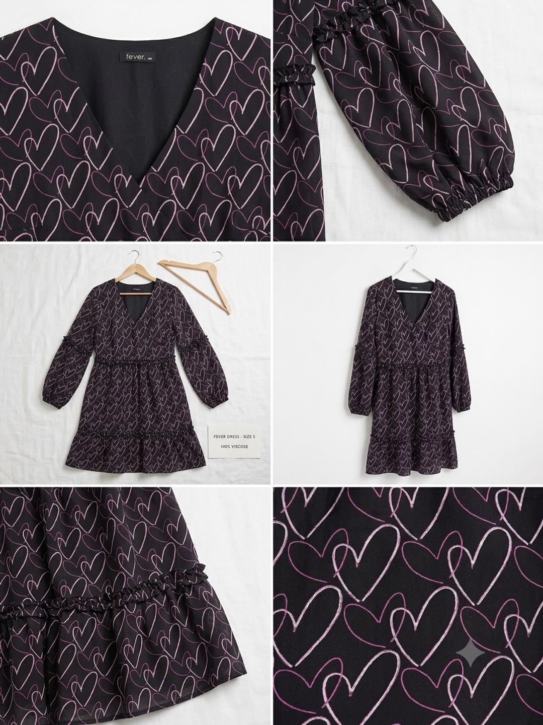 Fever Легкое платье в сердечко от Fever (Размер 36 / S) — фото 2