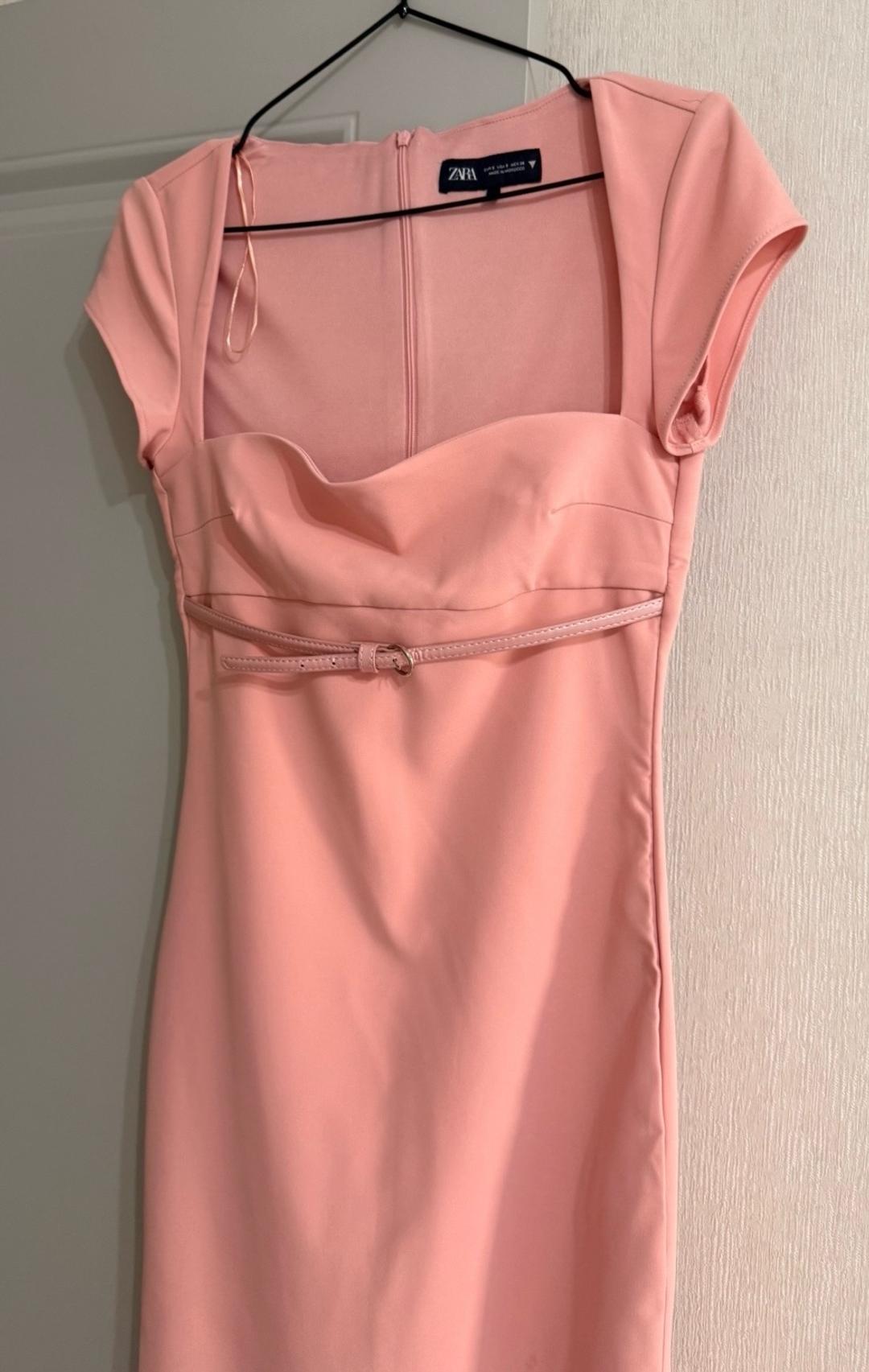 Zara Розовое платье Зара — фото 2