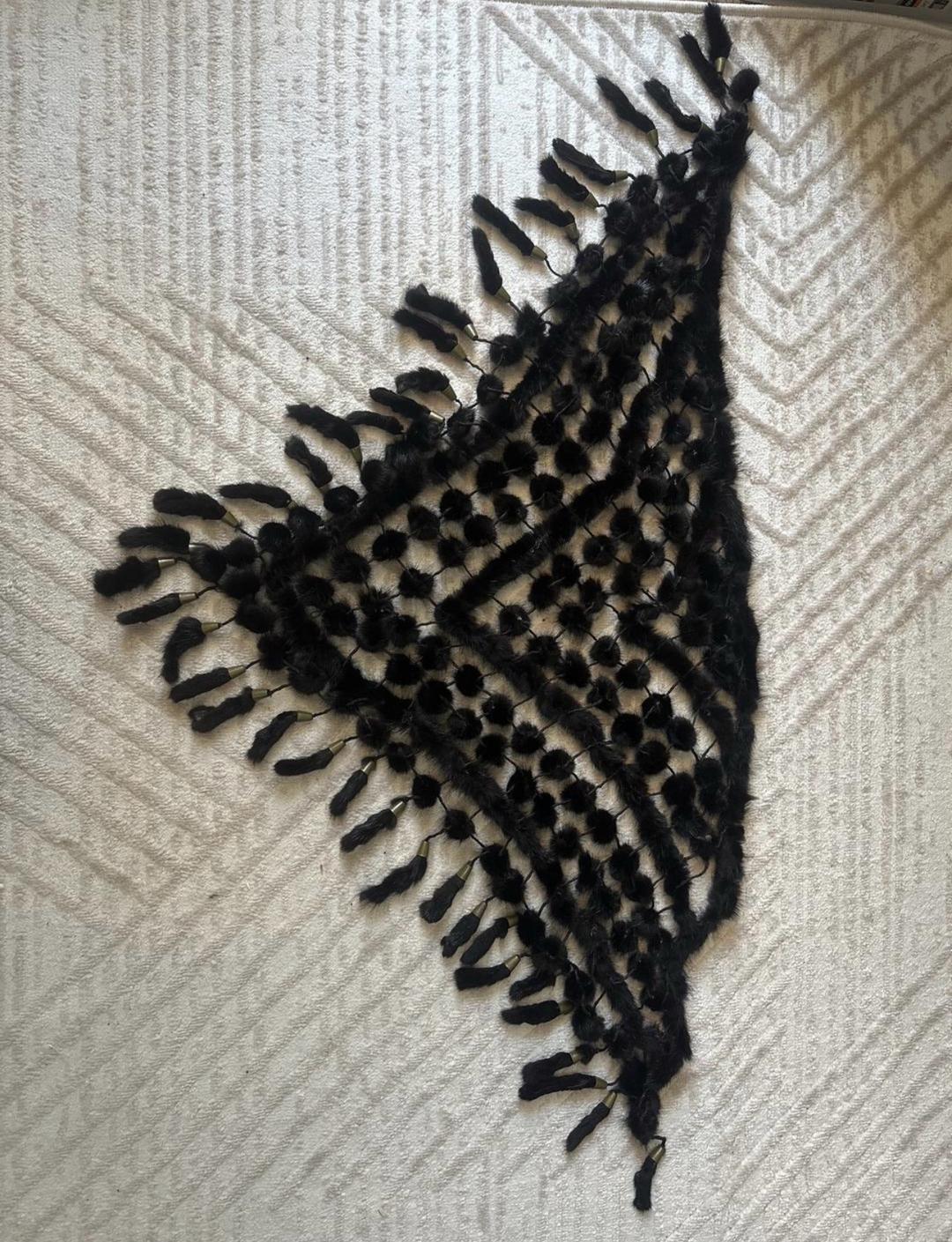 Handmade (ручная работа) Норковая накидка — фото 2