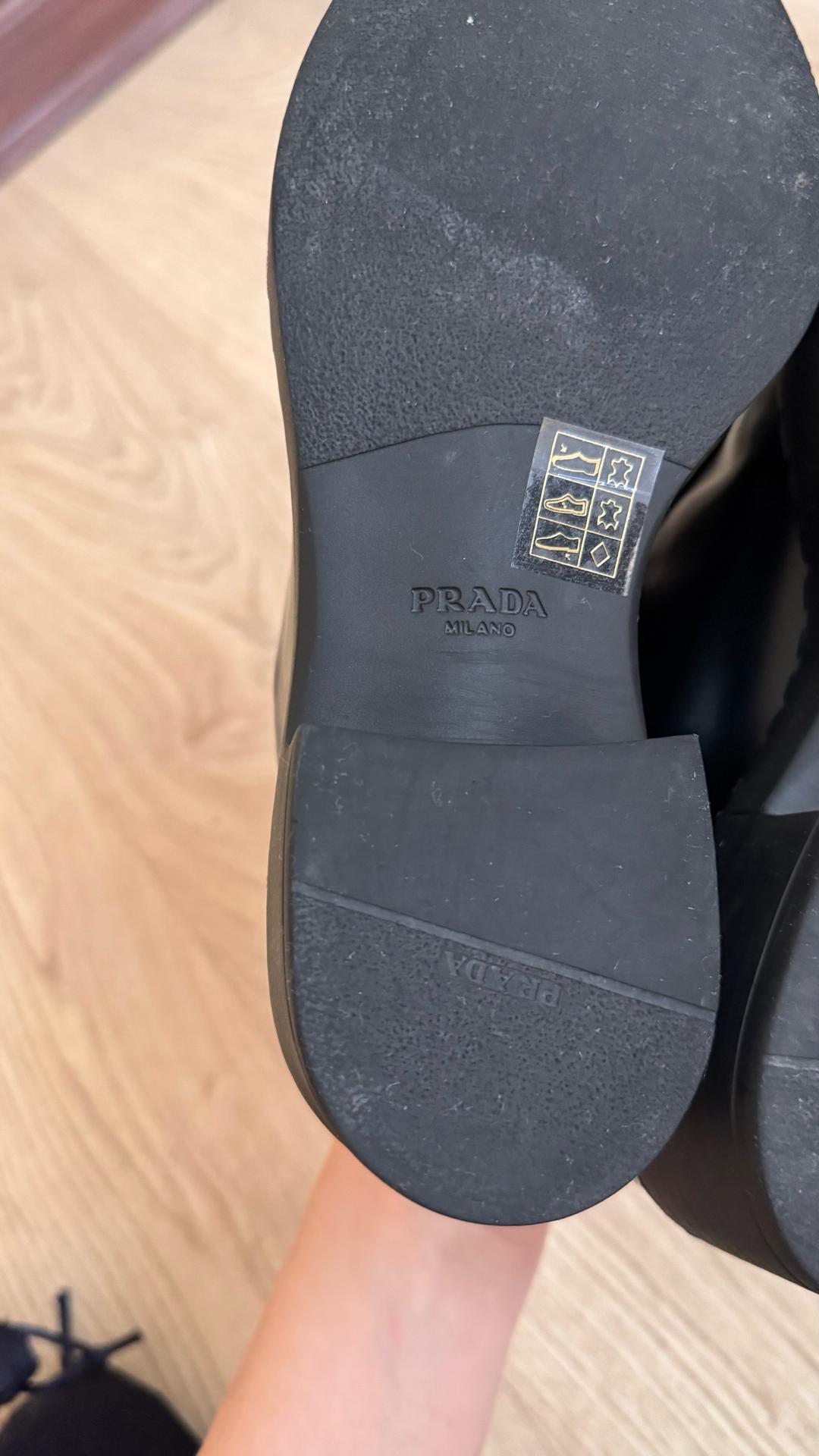 Prada Prada кожаные полуботинки — фото 2