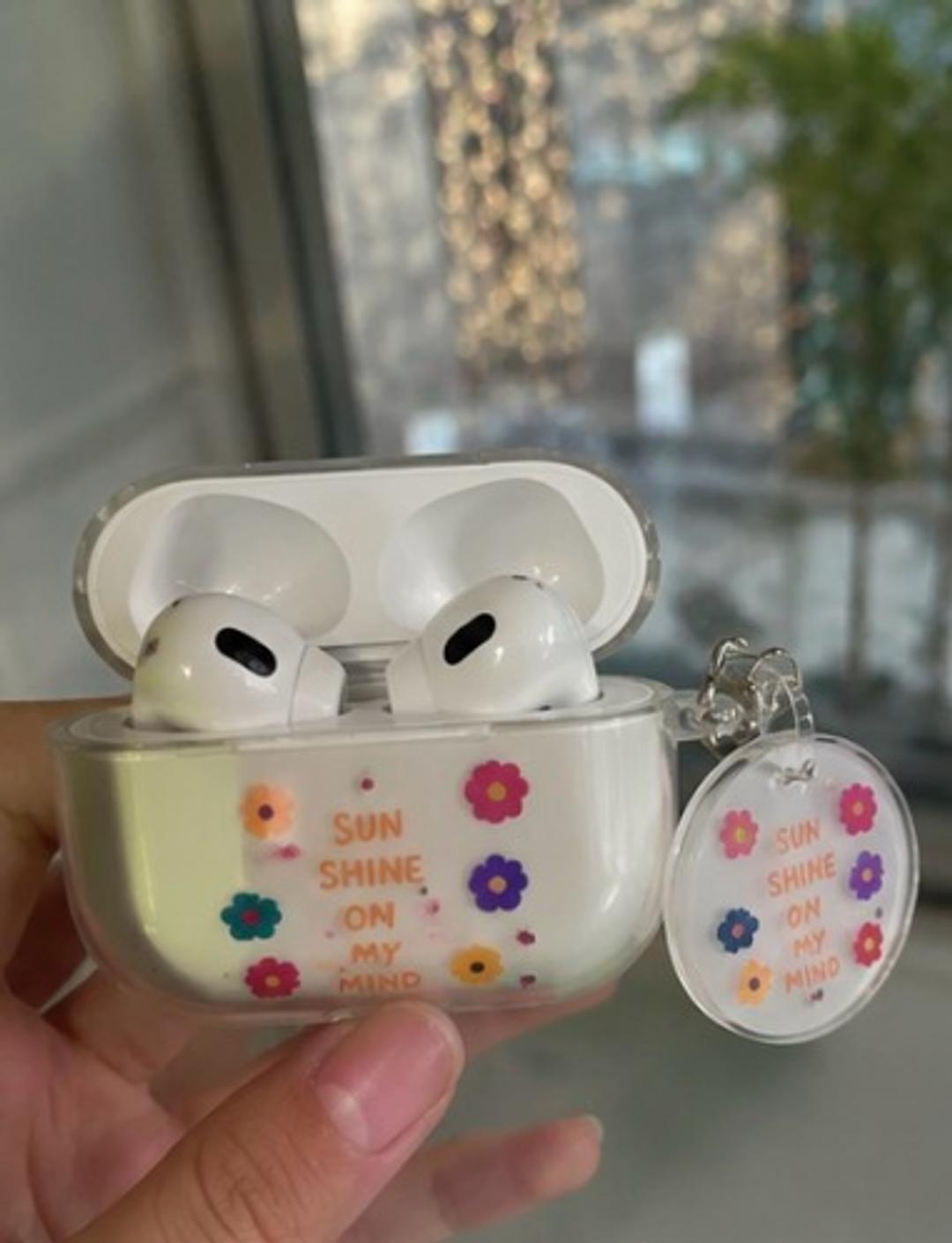 Нет бренда Чехол для AirPods с цветочным принтом — фото 2