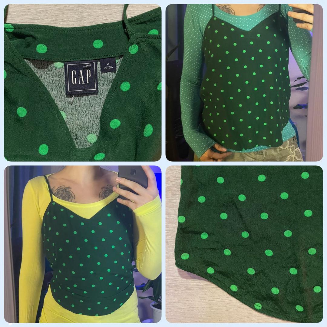 GAP Майка GAP в горошек — фото 2