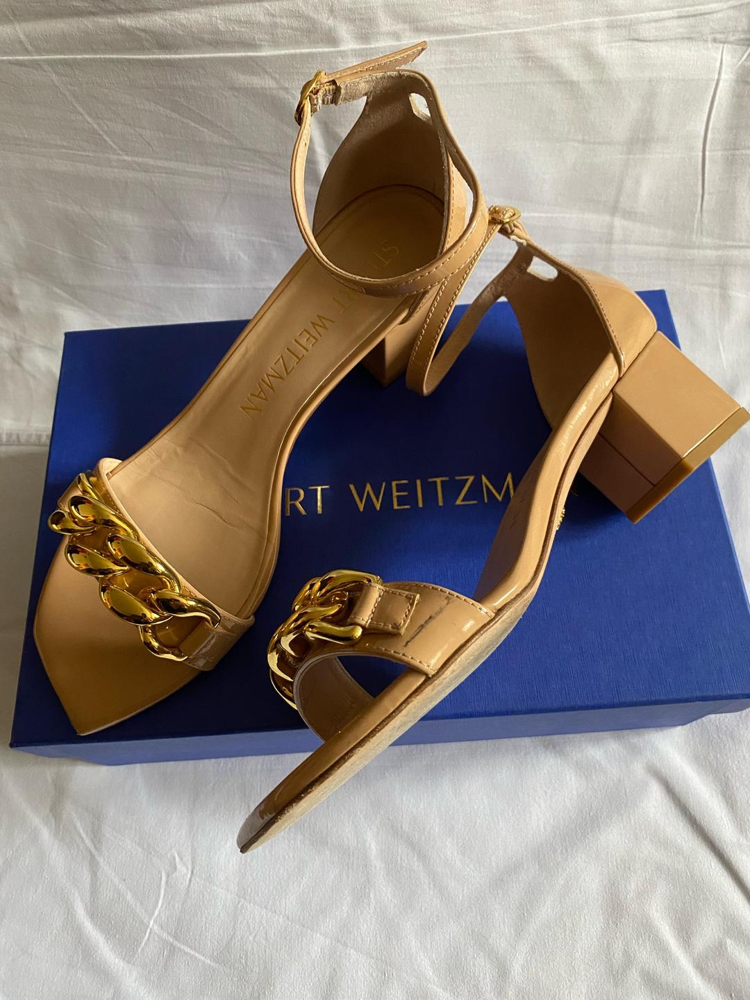 Stuart Weitzman Босоножки Stuart Weitzman с цепью — фото 2
