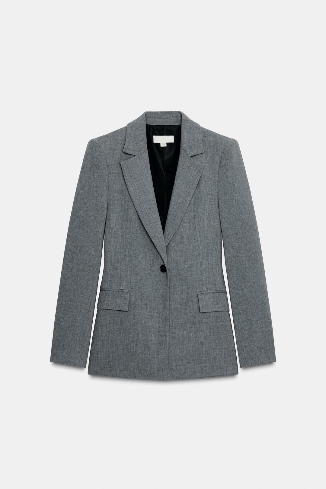 Zara Продам новый серый однобортный пиджак zara — фото 2