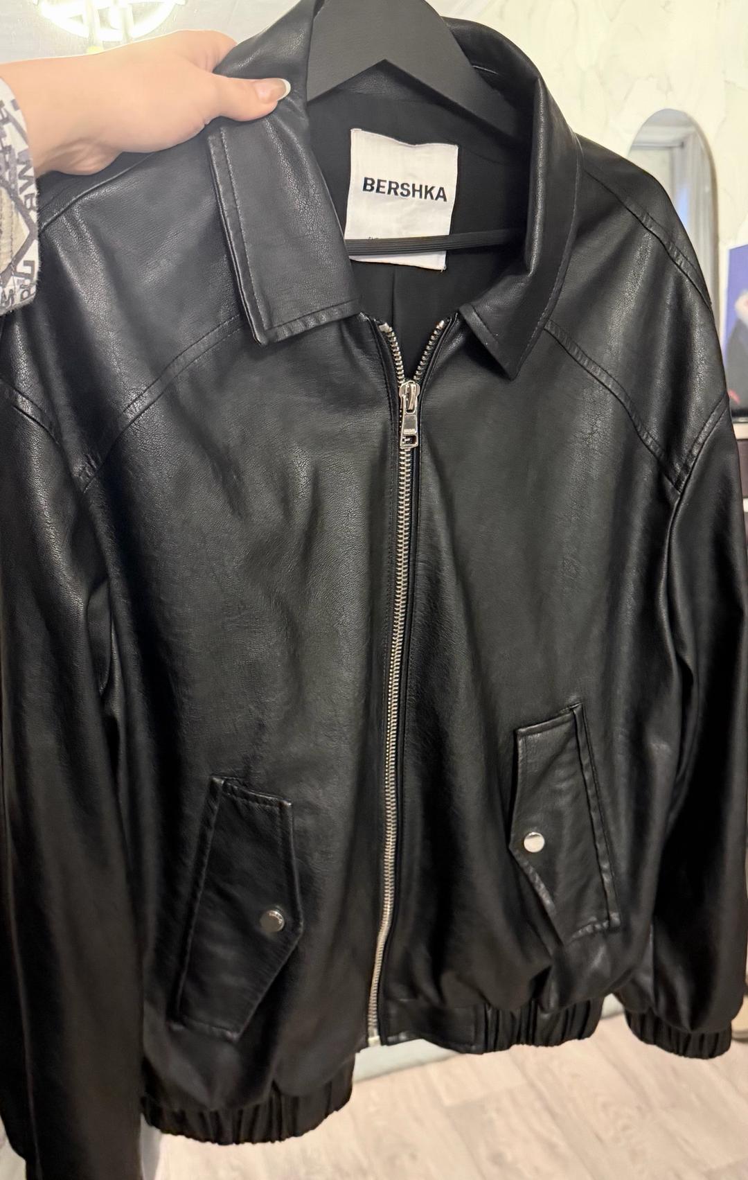 Bershka Кожаная куртка Bershka — фото 2
