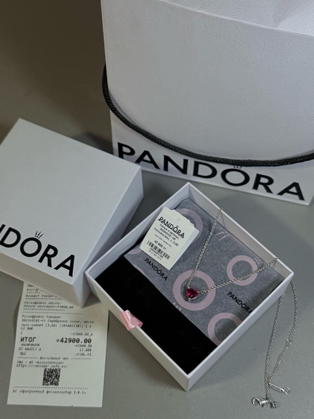Pandora кулон сердце pandora — фото 2