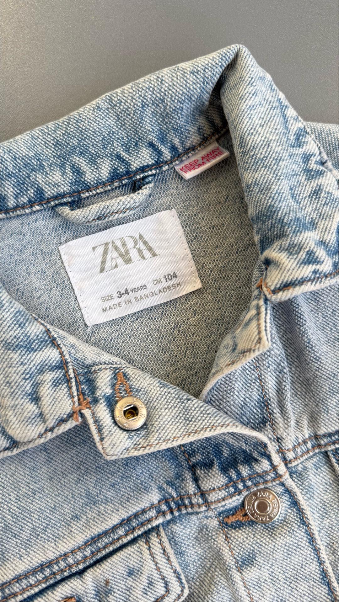 Zara Джинсовая куртка ZARA — фото 2