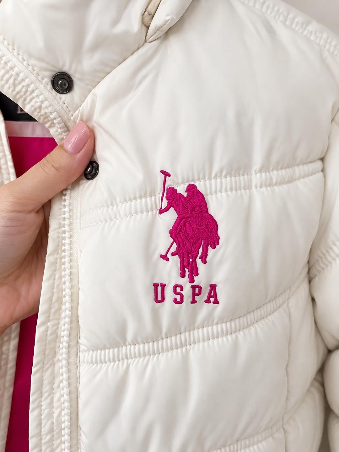 U.S. Polo Assn. Пуховик U.S. Polo Assn. с контрастной подкладкой 🤍💖 — фото 2