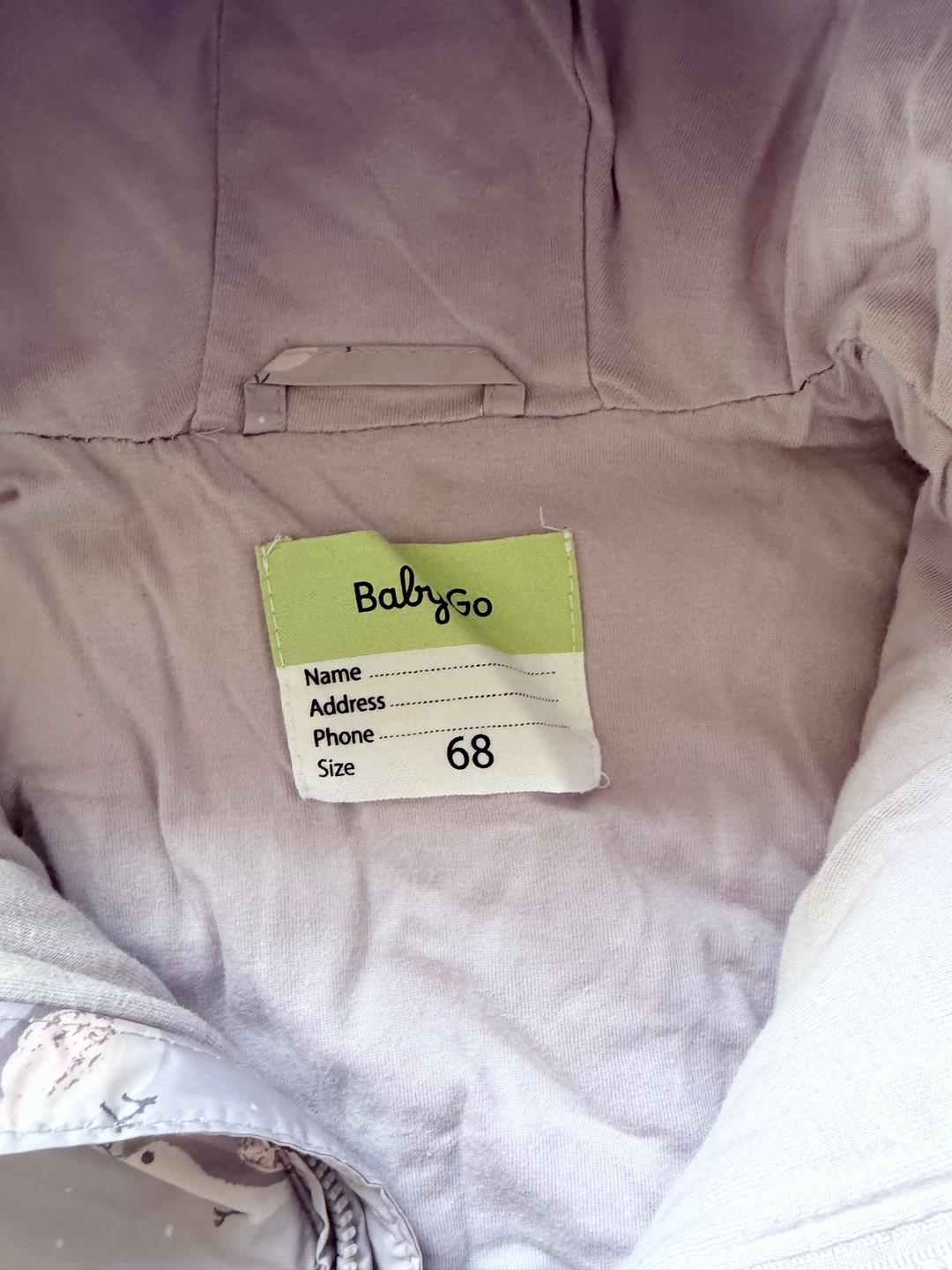 Baby Go Утепленный комбинезон BabyGo 68 для девочки — фото 2