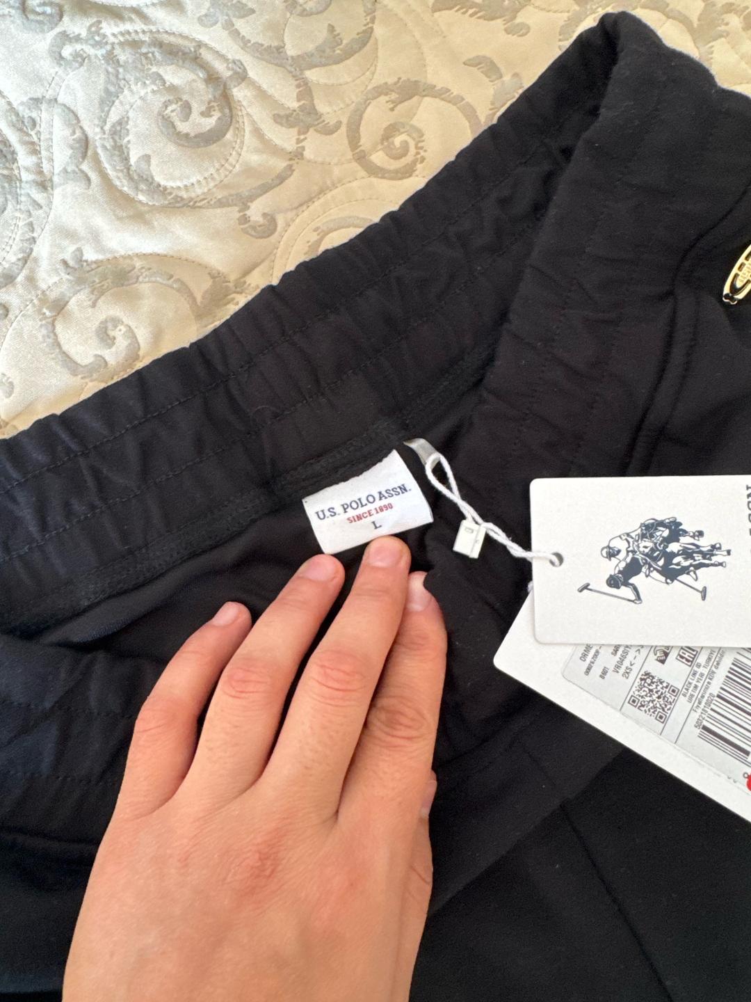 U.S. Polo Assn. Штаны черные Polo — фото 2