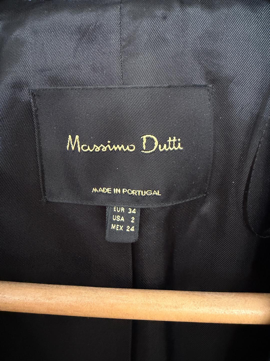 Massimo Dutti Пиджак Massimo dutti свободный, удлиненный — фото 2